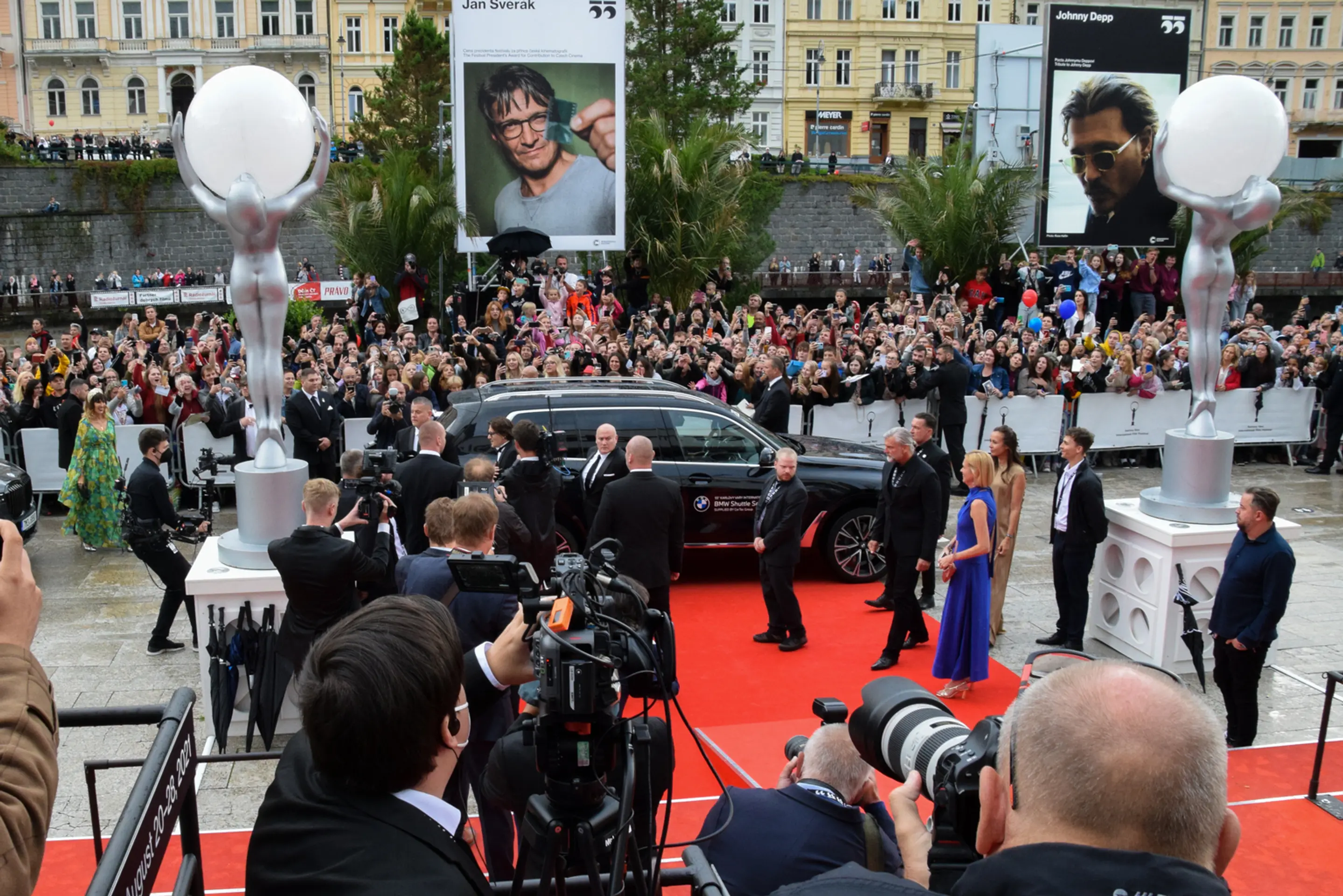 Johnny Depp na MFF KV.