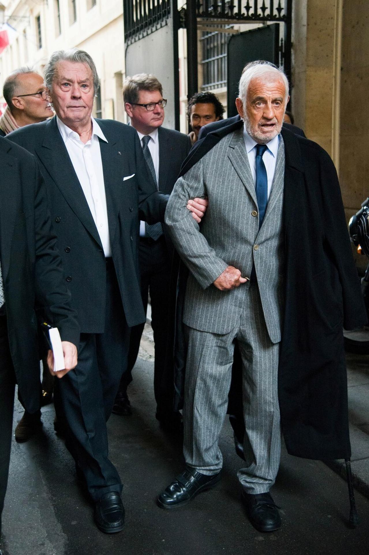 Alain Delon a Jean-Paul Belmondo v Paríži