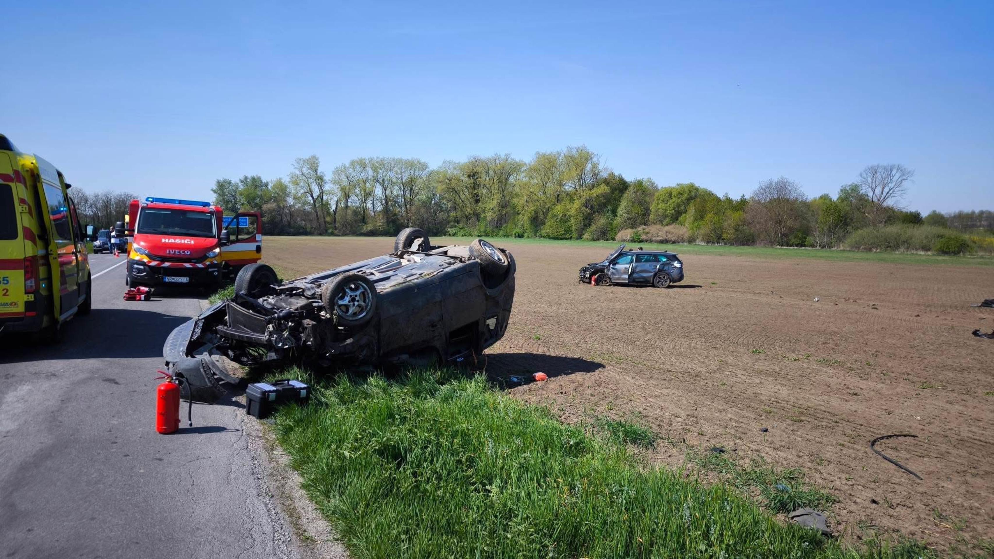 Zdravotná sestra pomáhala pri dopravnej nehode