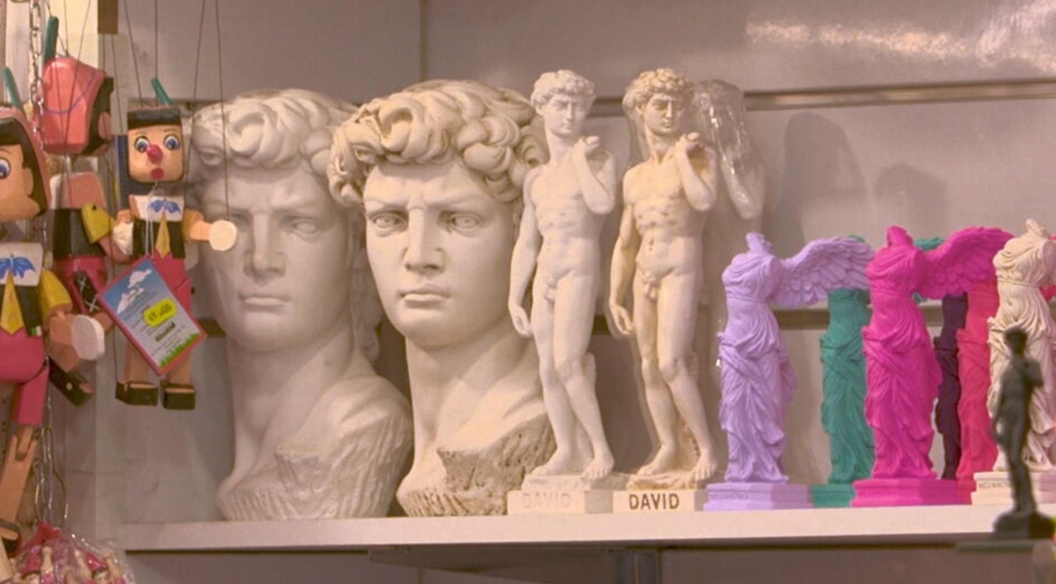 Kontroverzné suveníry vo Florencii.