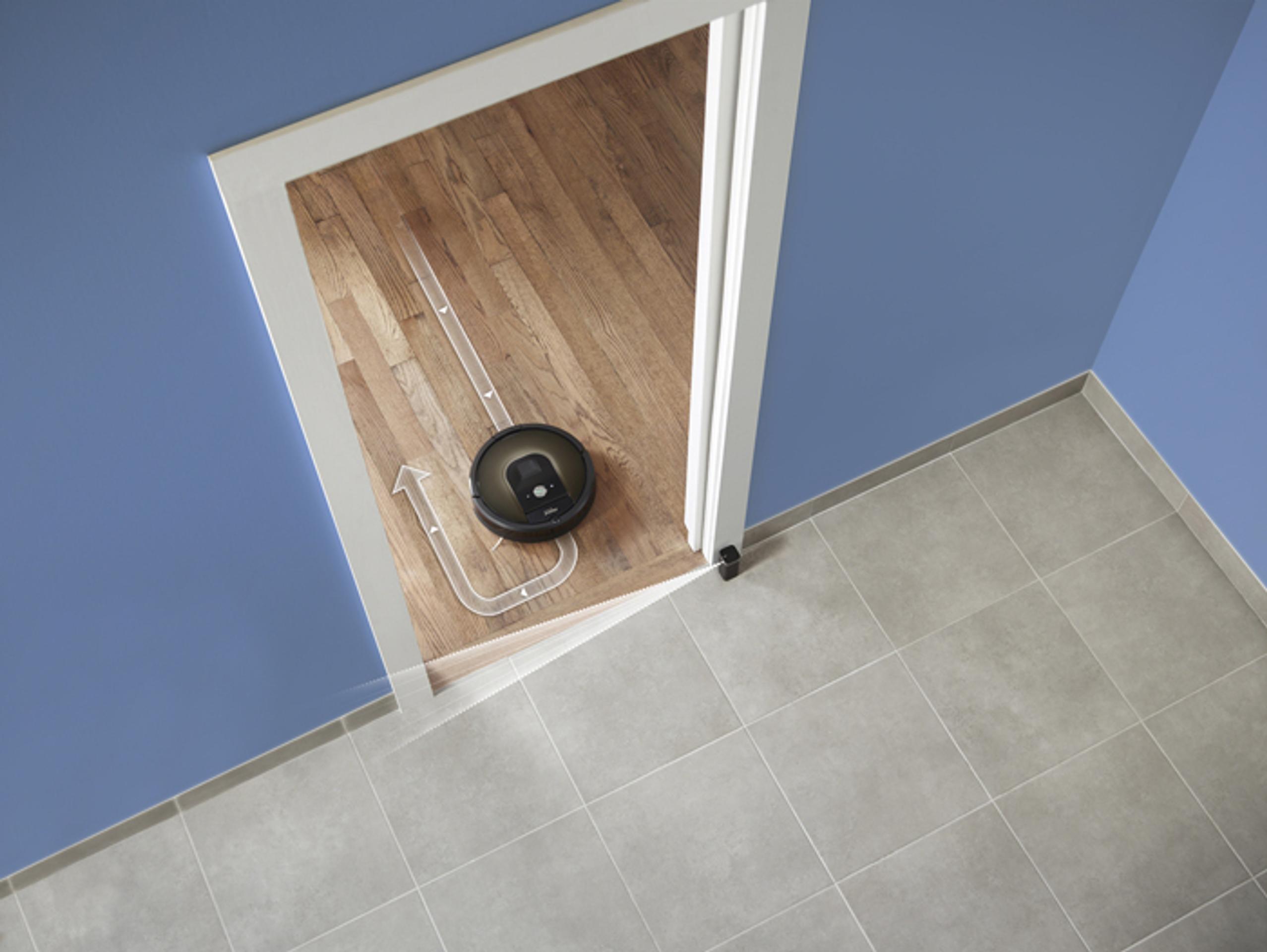 Vymedzenie priestoru pomocou virtuálnej steny.