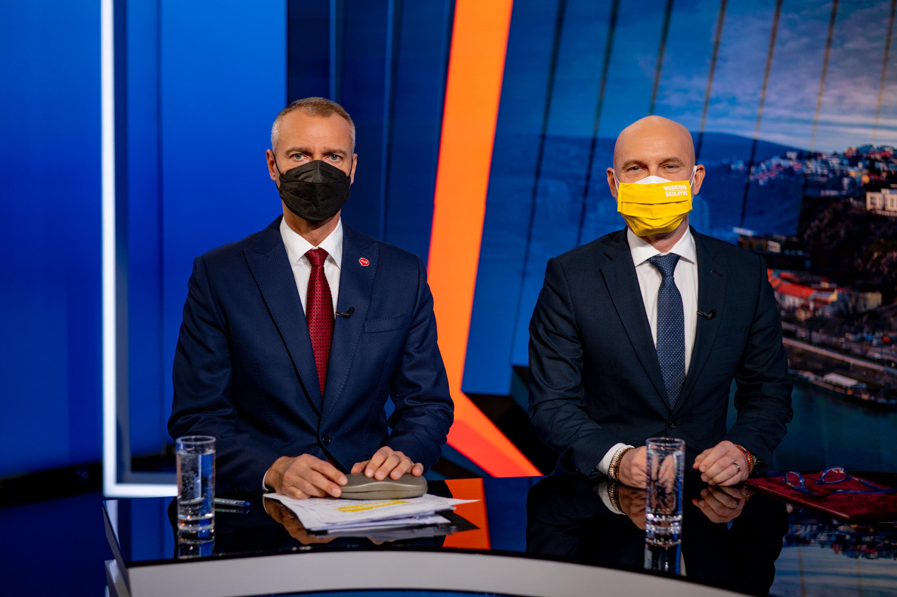 Richard Raši a Branislav Gröhling v relácii Na telo.