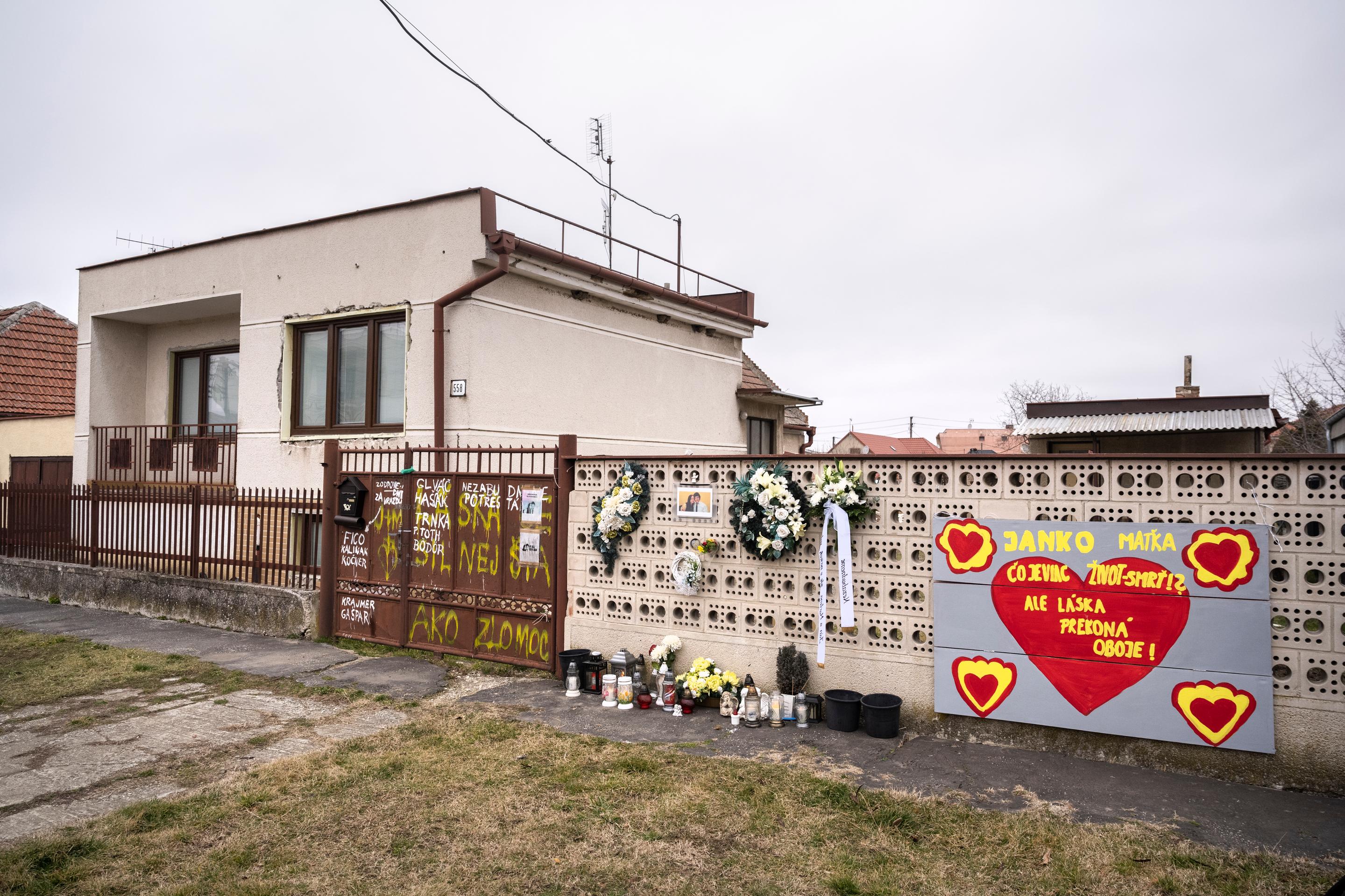 Dom Jána Kuciaka a Martiny Kušnírovej