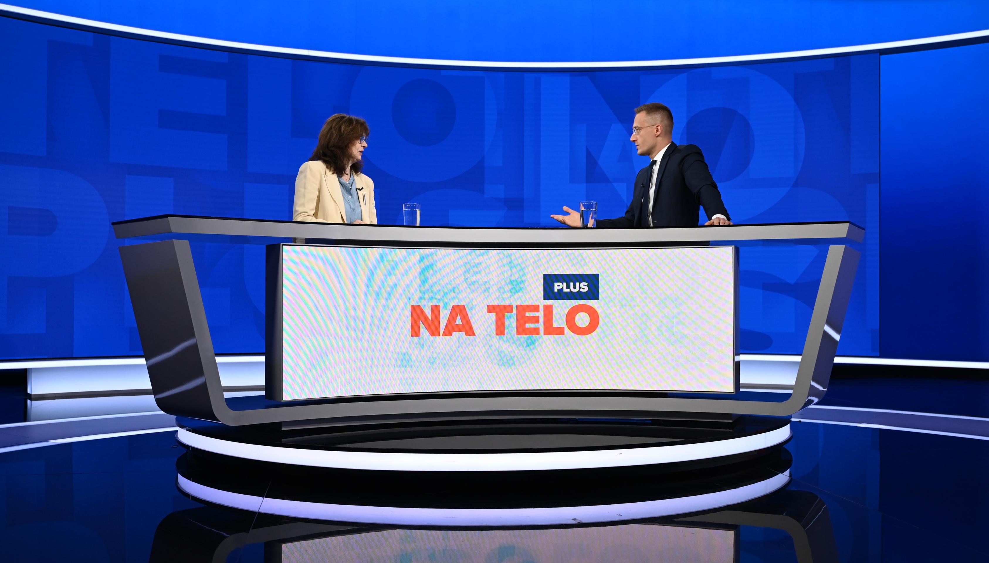 Na telo PLUS s Luciou Žitňanskou.