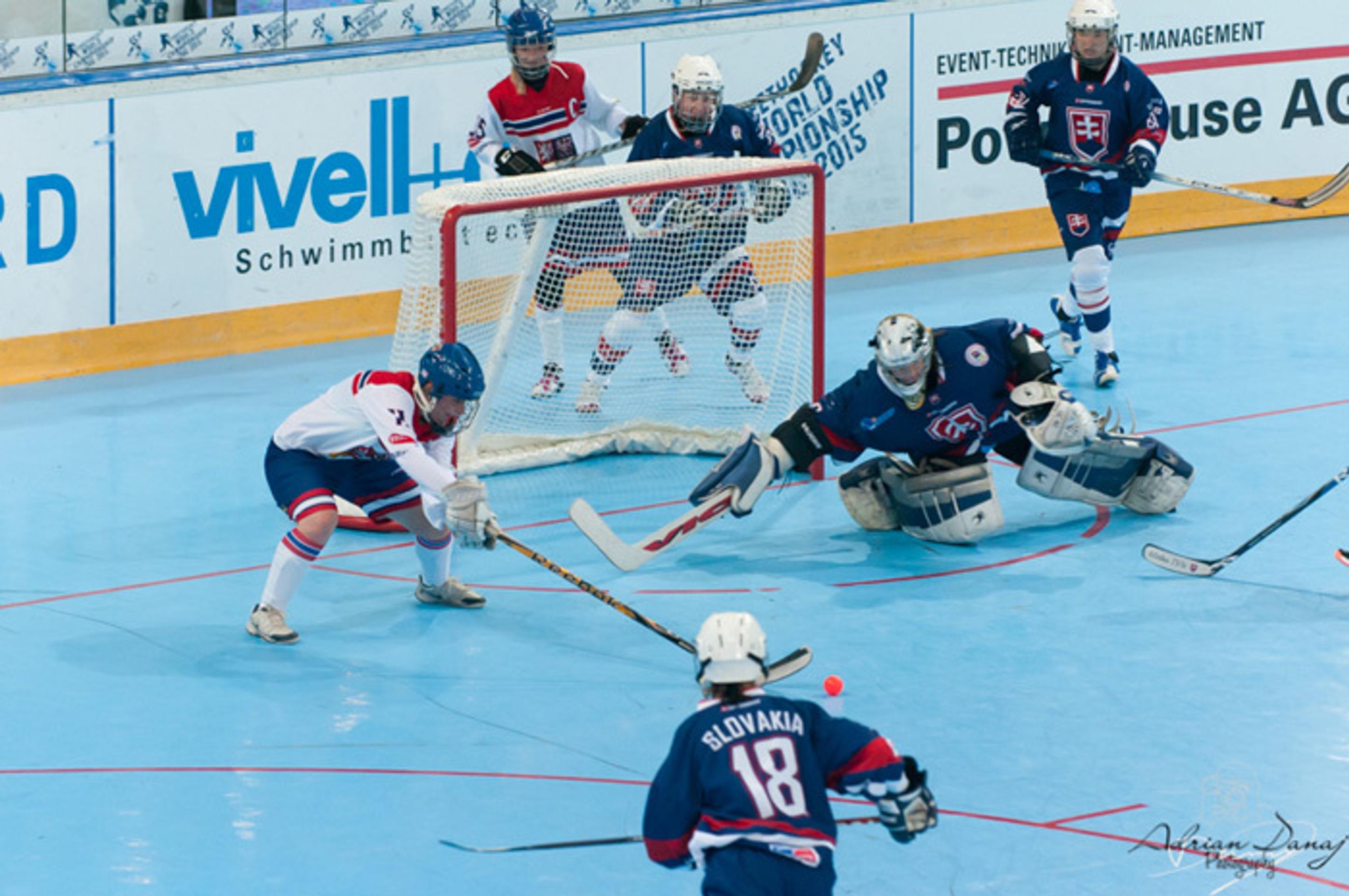 Slovensko - Pakistan na MS v hokejbale.