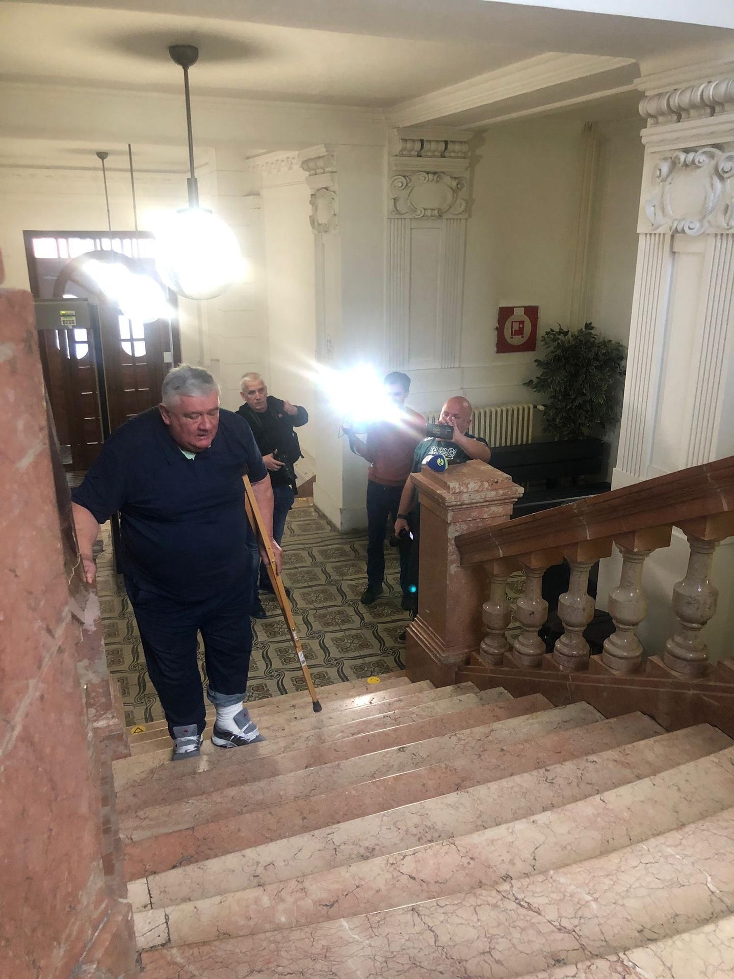 Ján Slota na súde.