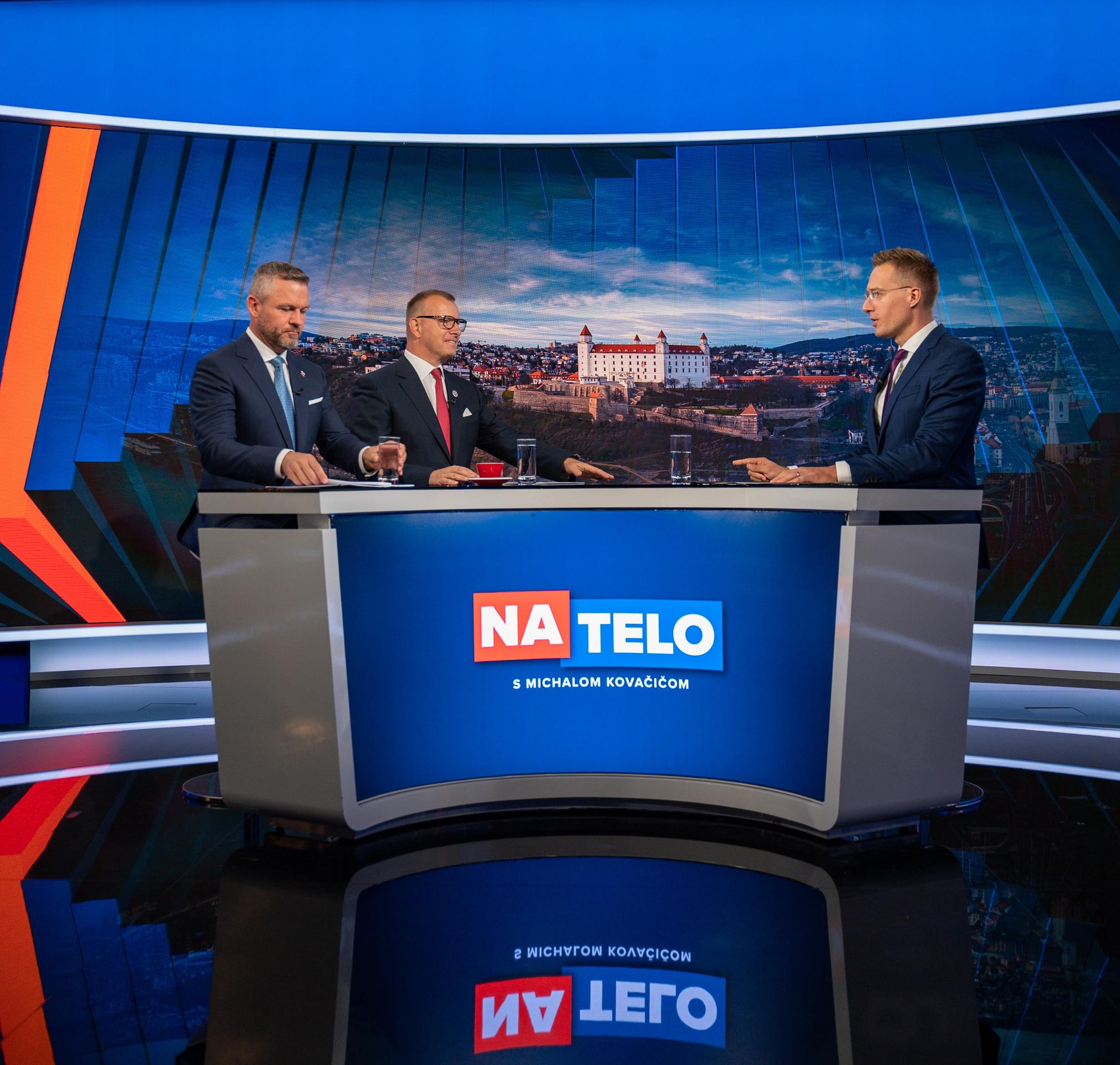 Hosťami prvého Na telo po letnej prestávke boli Peter Pellegrini (Hlas) a Boris Kollár (Sme rodina)