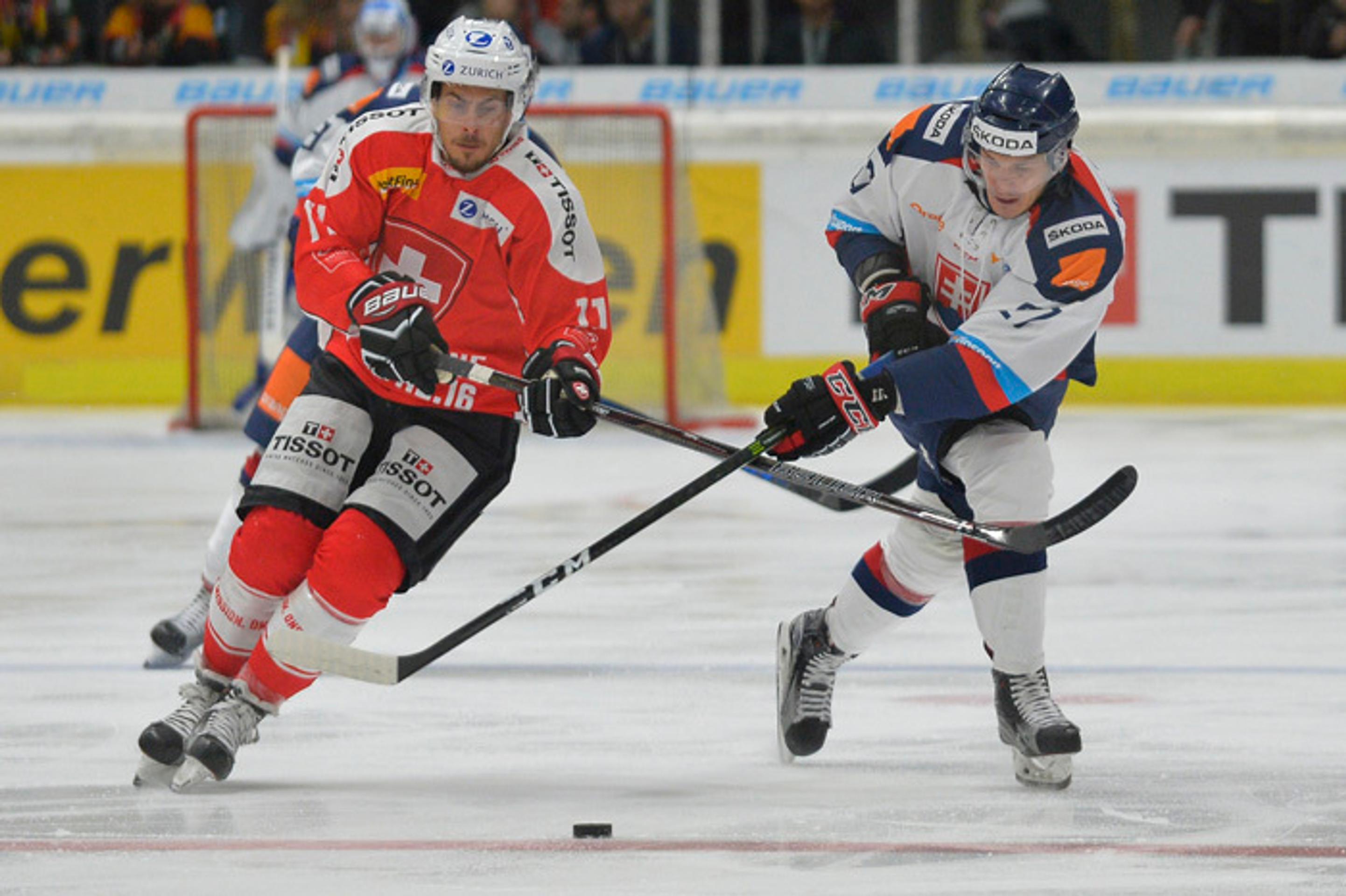 Vľavo Tomáš Matoušek a Yannick Herren (Švajčiarsko) na Nemeckom pohári.