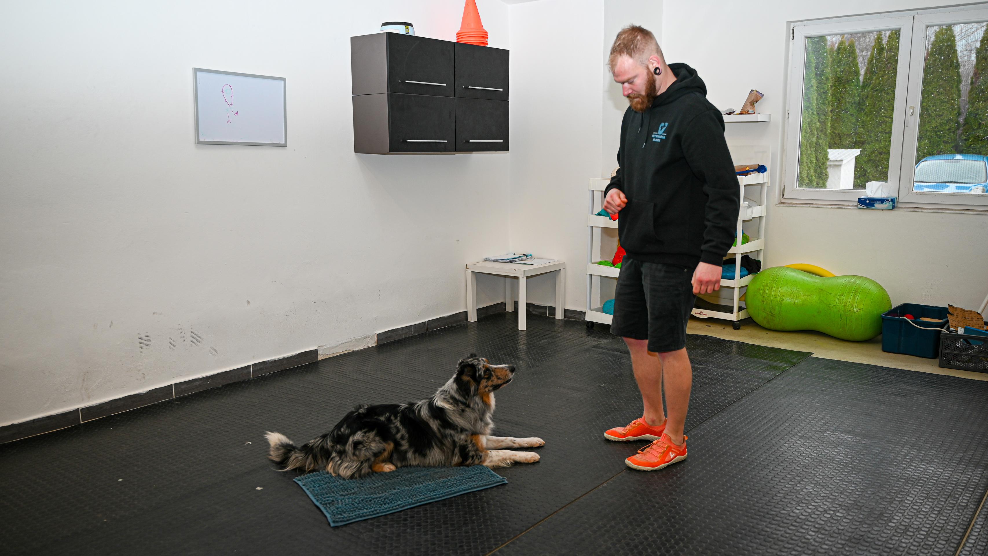 Force free tréner Stano Farkaš a pes Štvrtok.