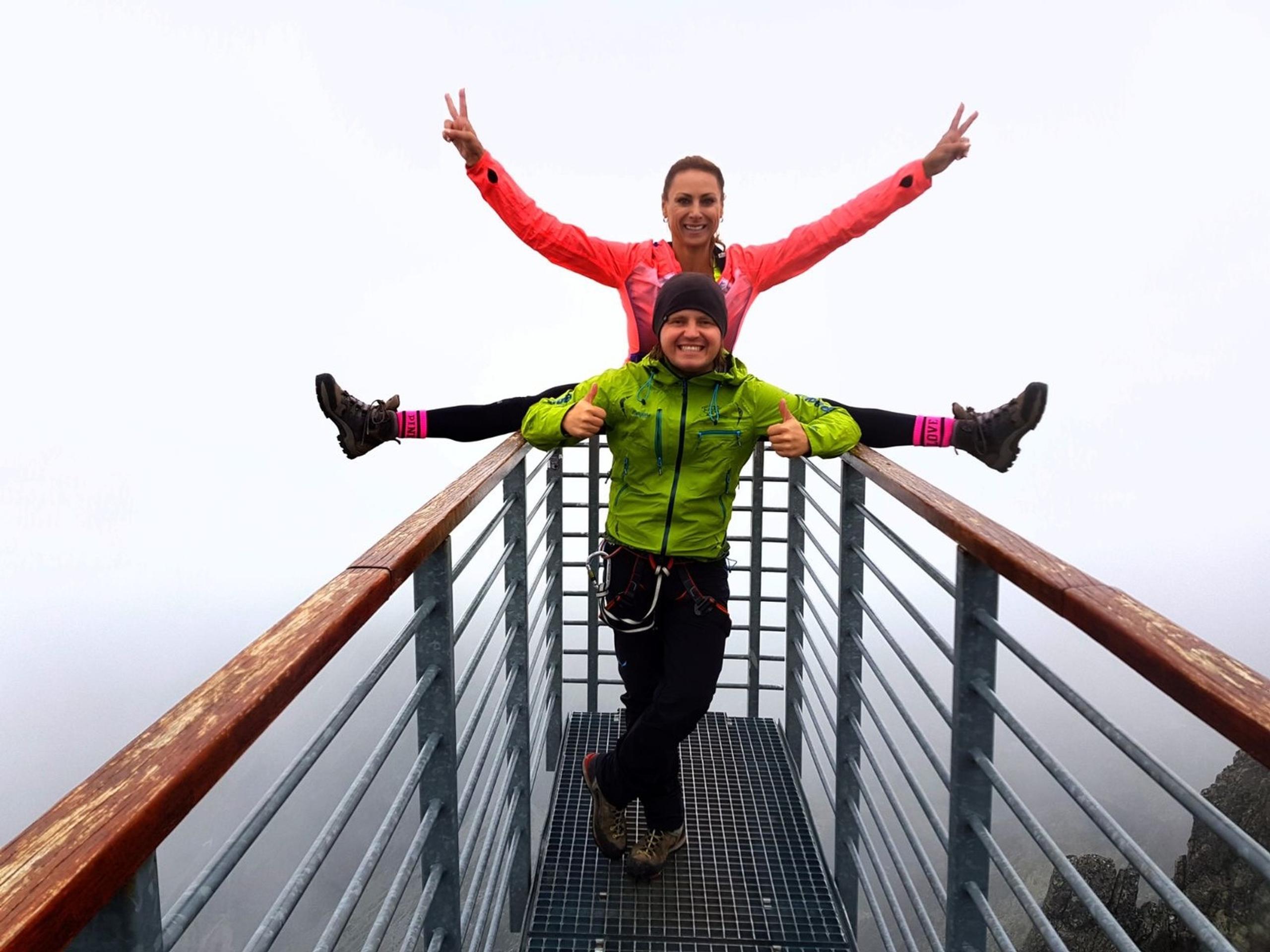 Zora Czoborová bola s Jánom Tribulom na horách.