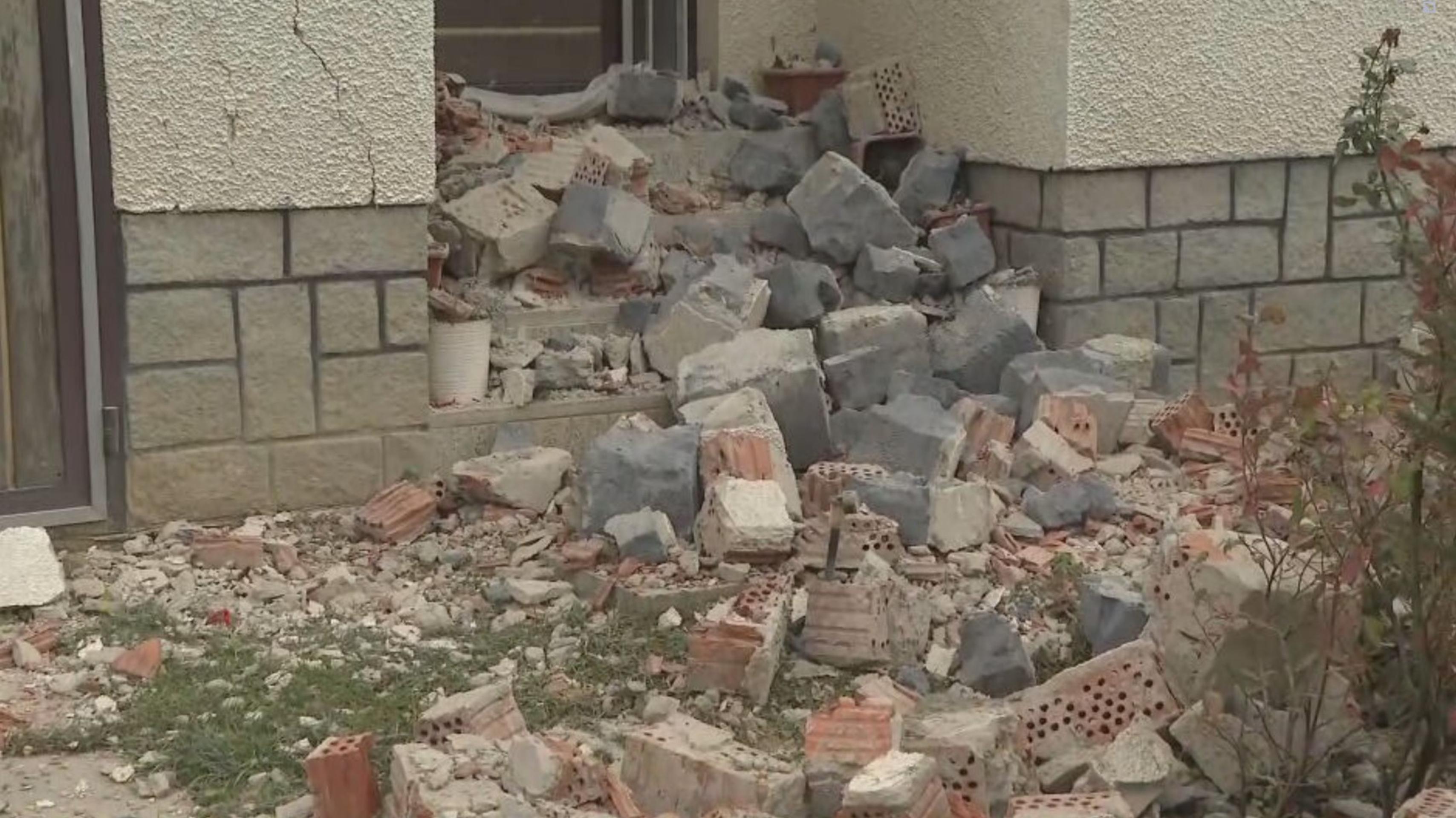 Po zemetrasení v obci Ďapalovce