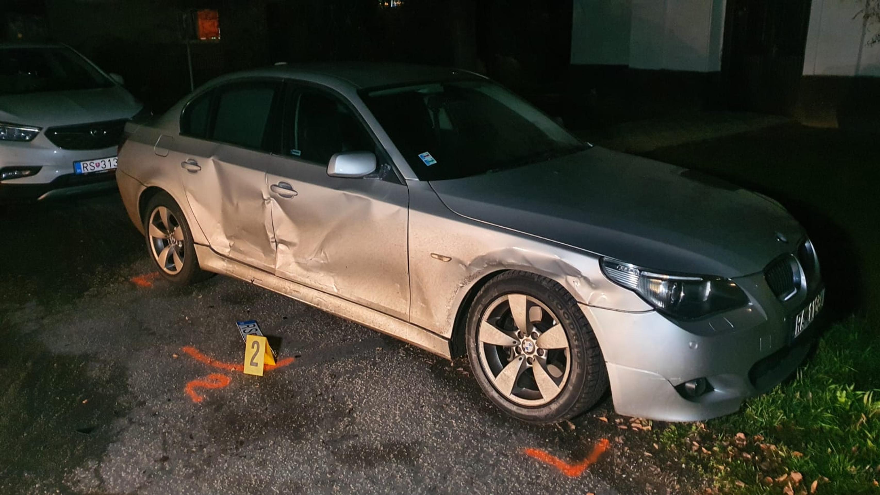 Auto, ktoré vodič poškodil krátko pred tragickou nehodou.