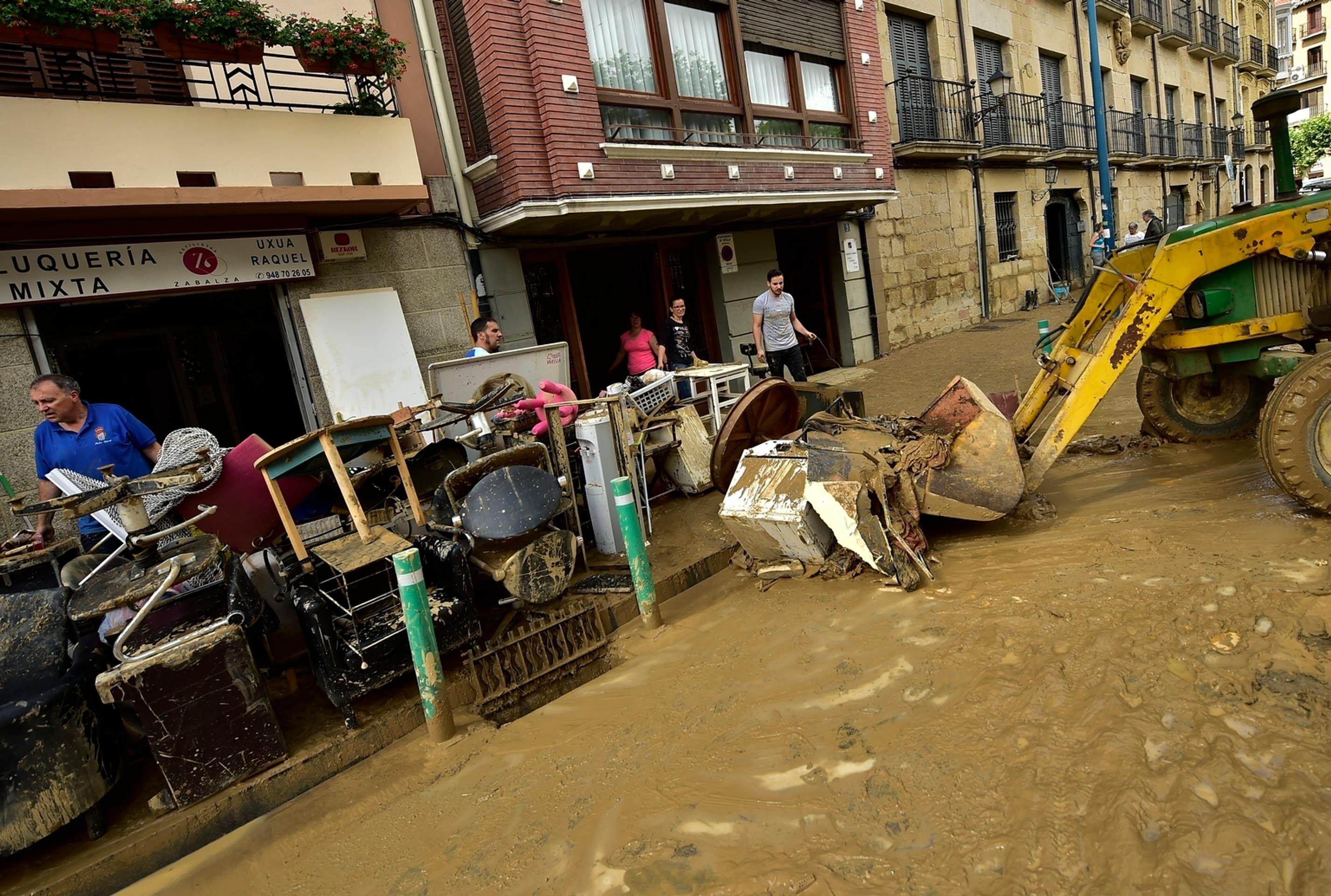 Španielsko po záplavách.