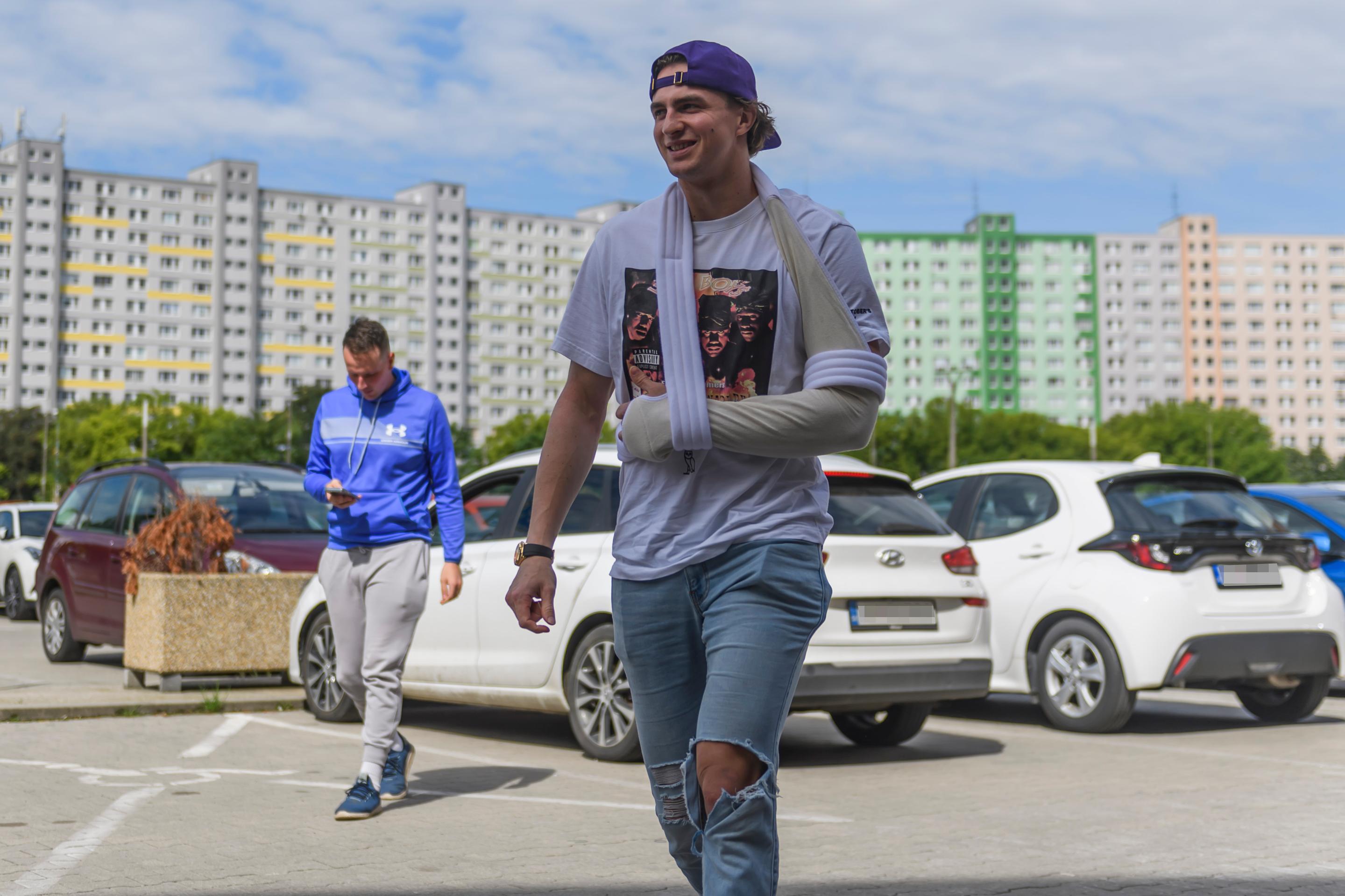 Martin Pospíšil pred vyšetrením v Bratislave.