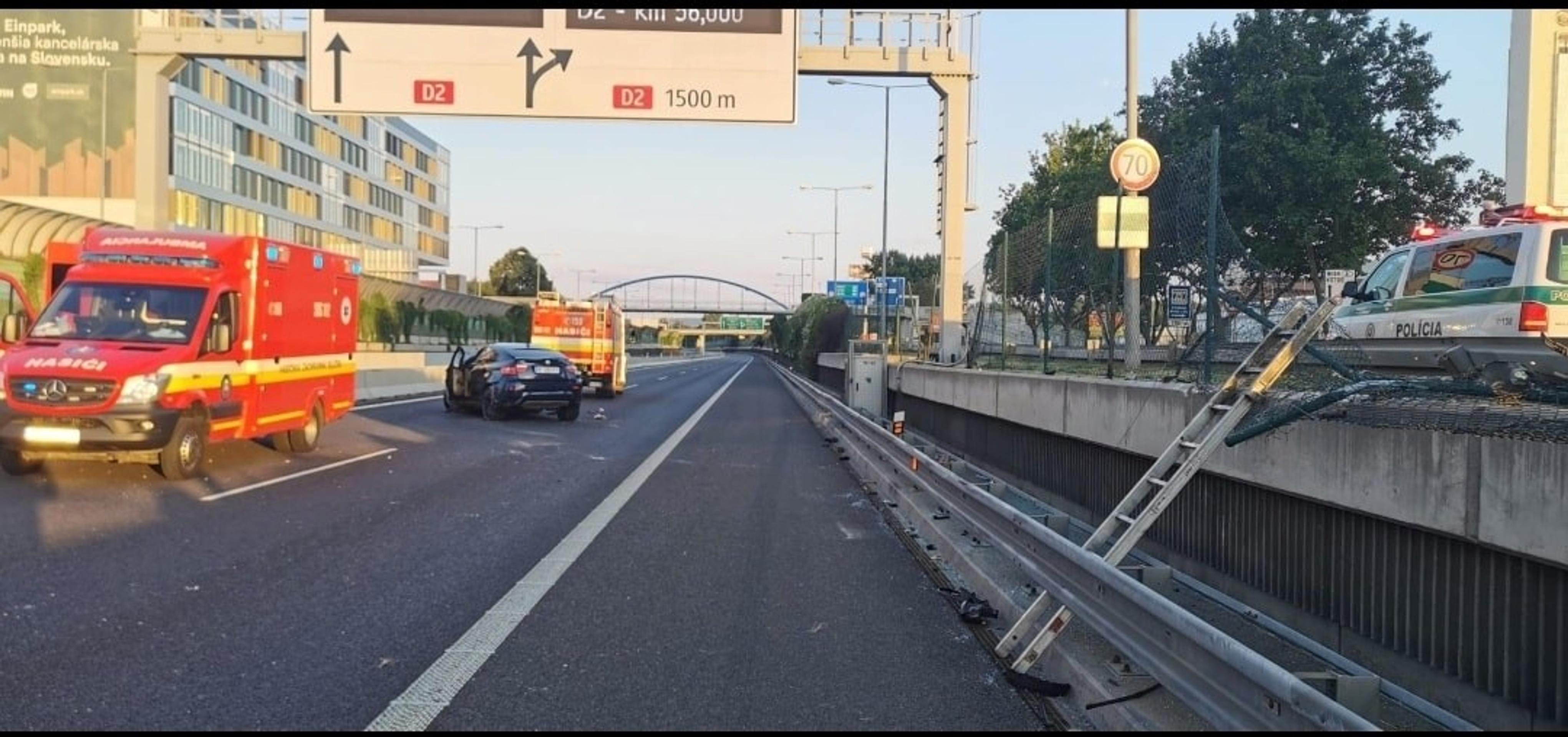 Nehoda v Petržalke.