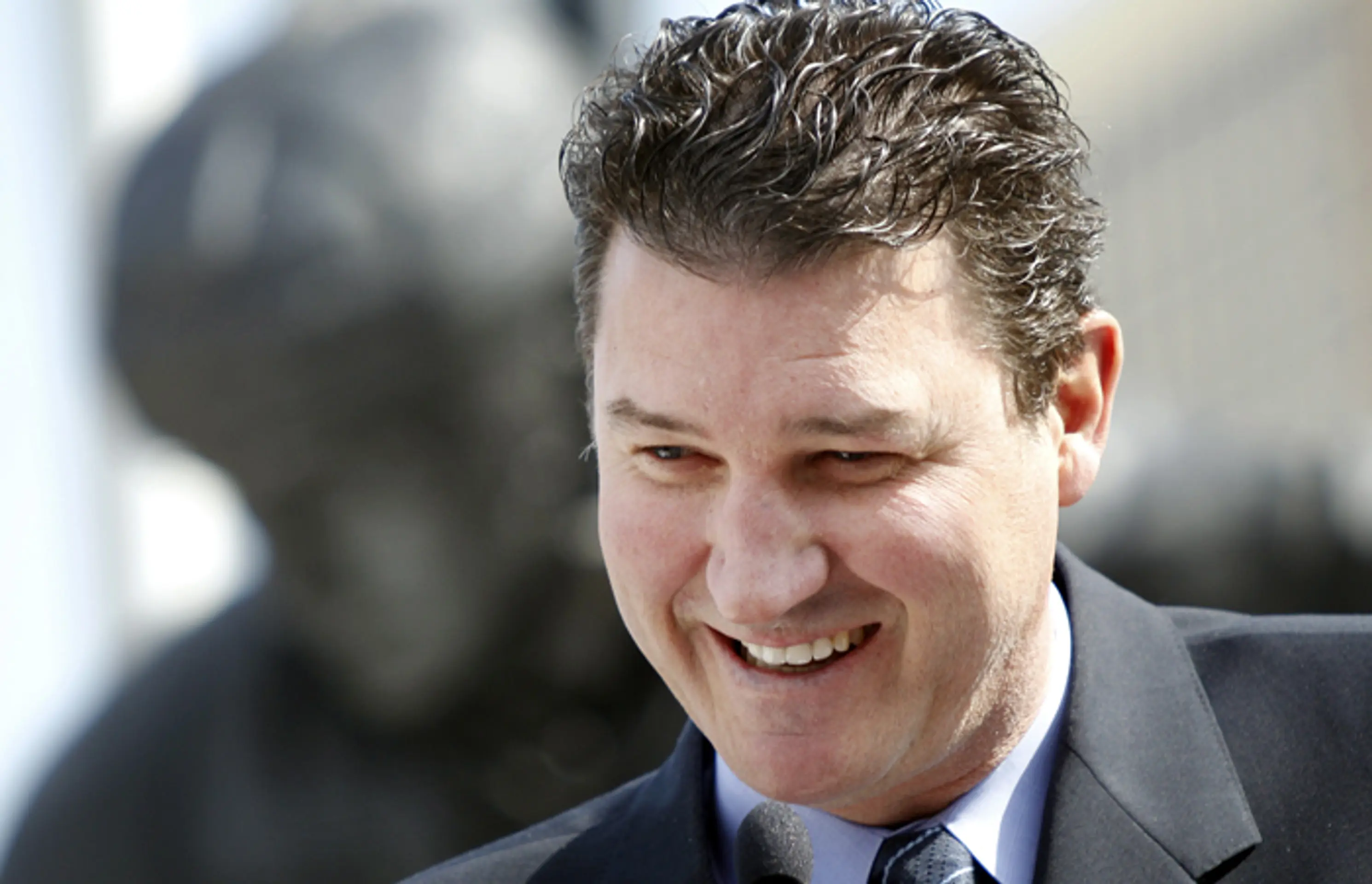 Bývalý hráč a súčasný majiteľ Pittburghu Penguins Mario Lemieux (7. marca 2012)