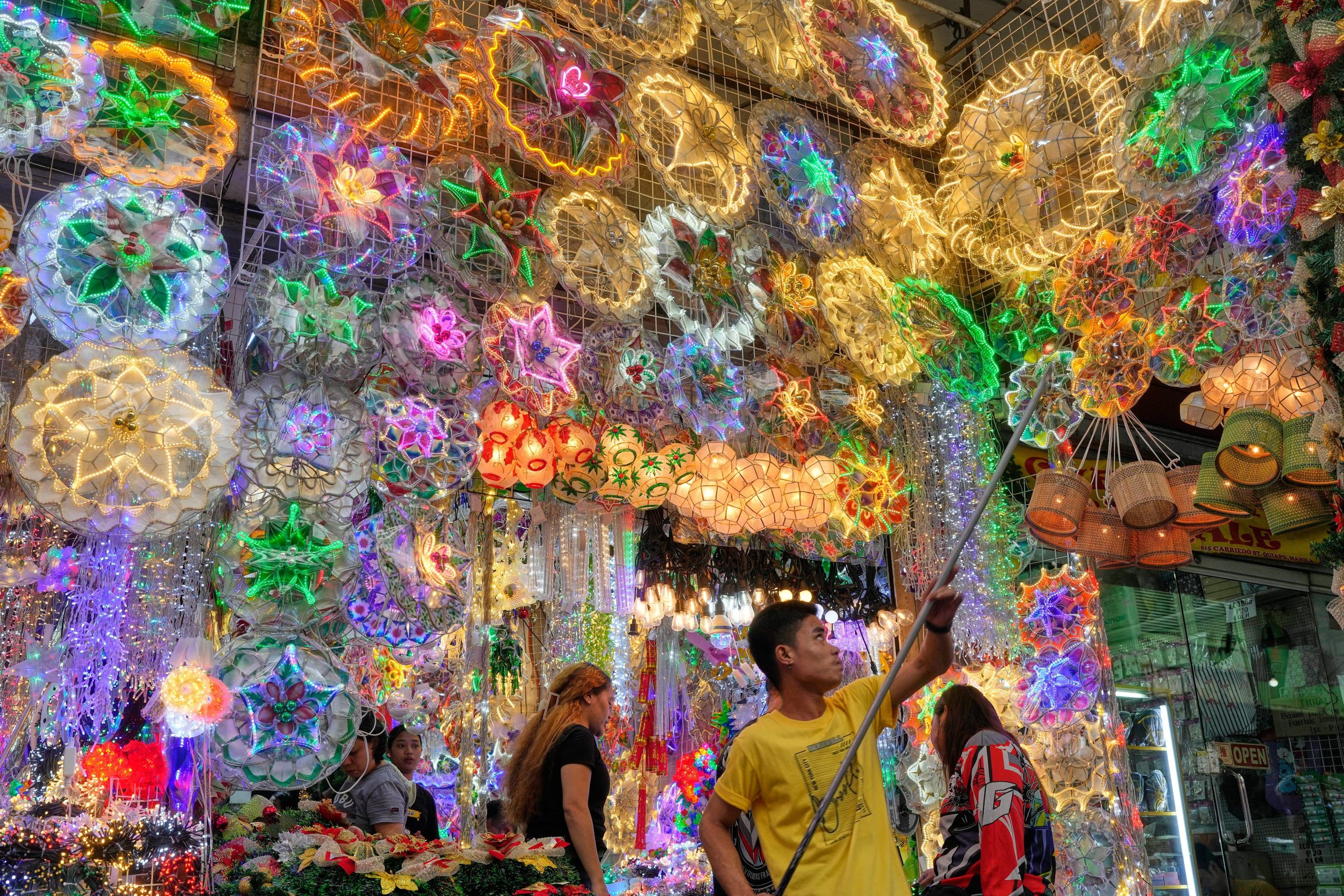 Vianočná výzdoba na Filipínach.