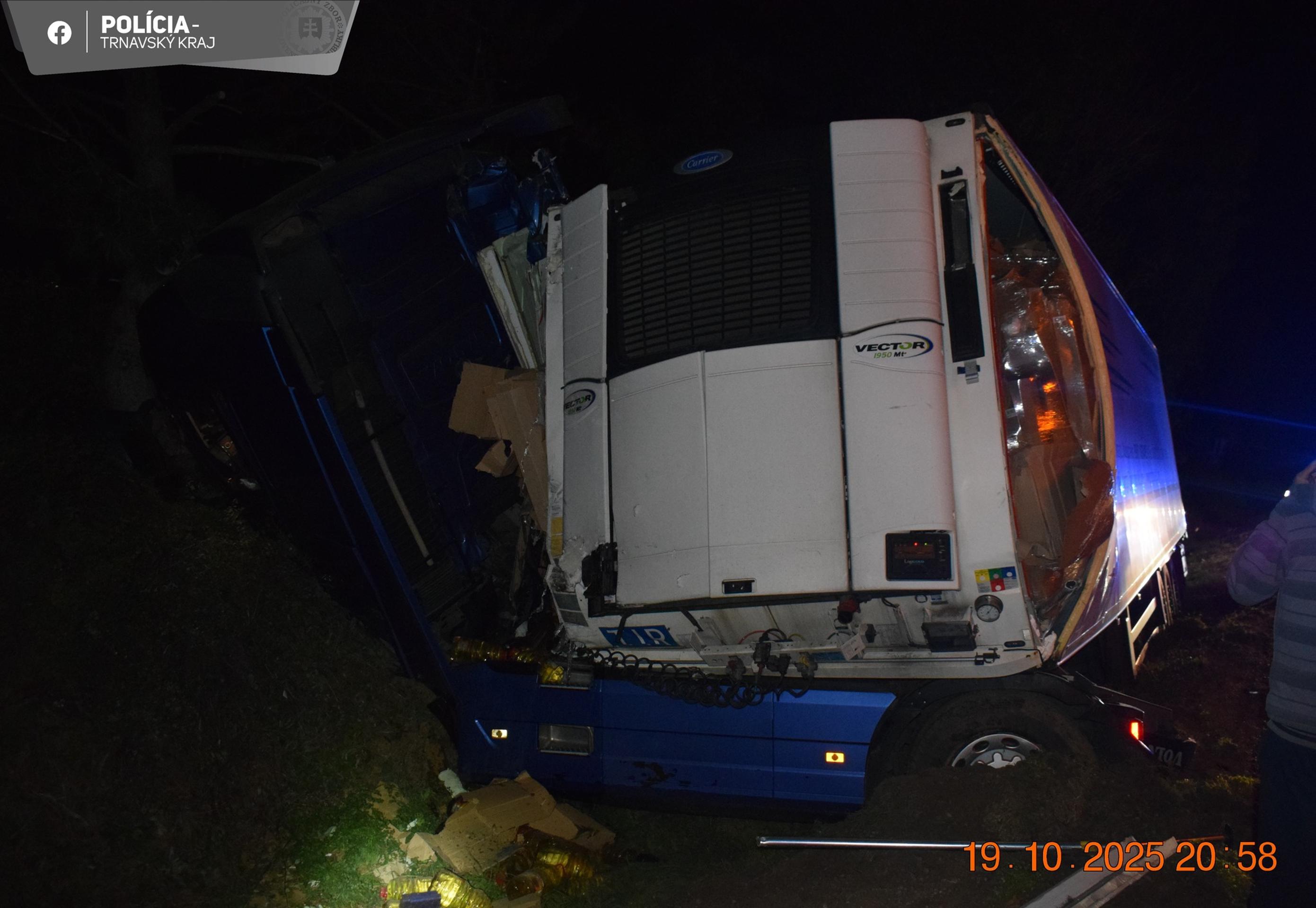 Nehoda cudzincov na diaľnici D1 v smere do Bratislavy