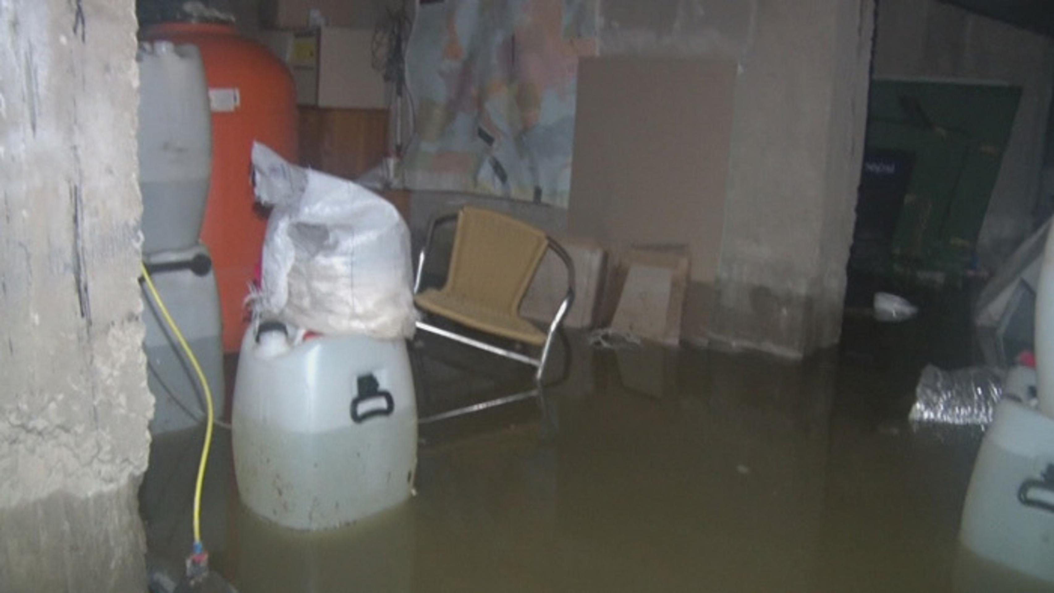 Povodeň v Starej Lesnej.