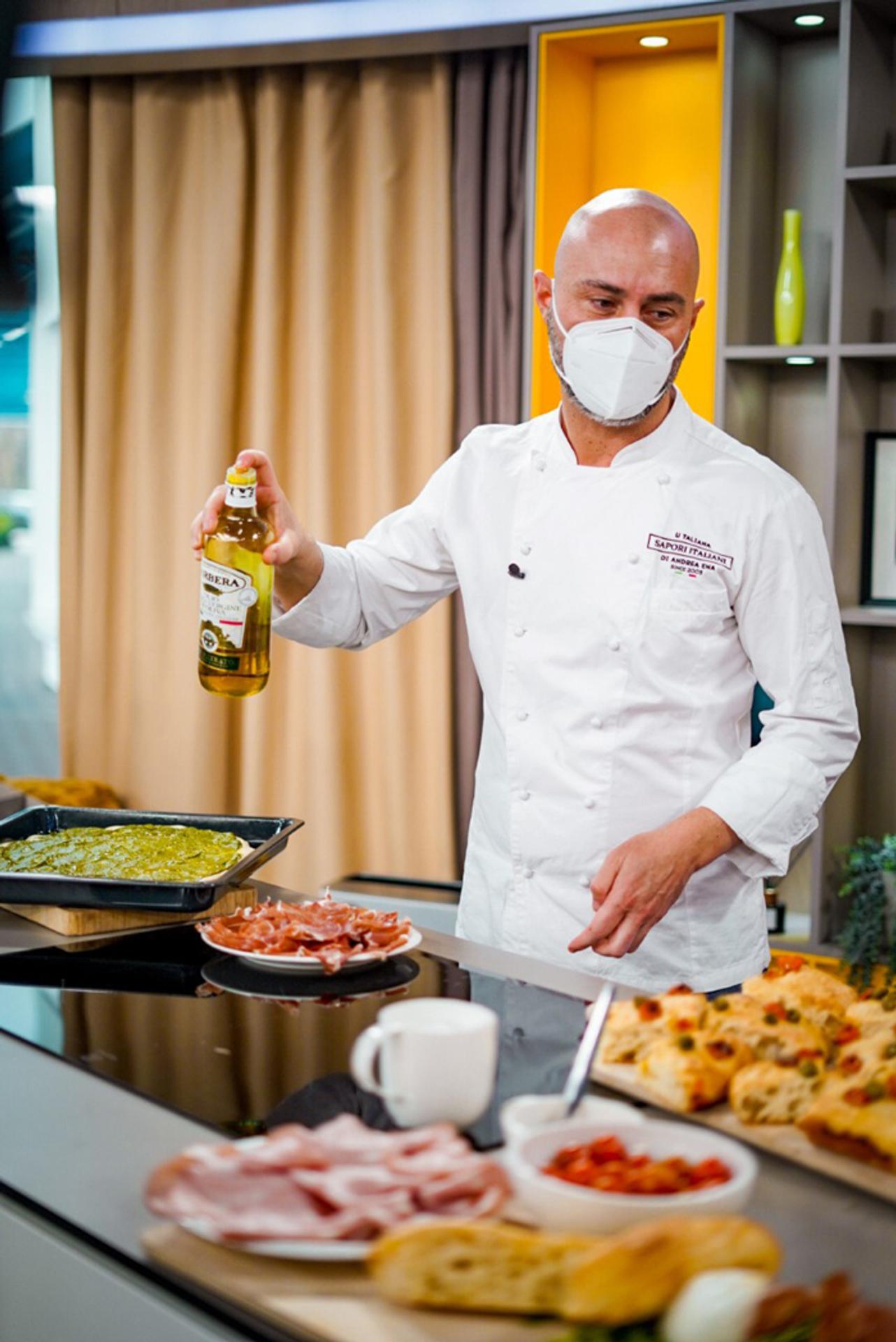 Šéfkuchár Andrea Ena v Teleráne.