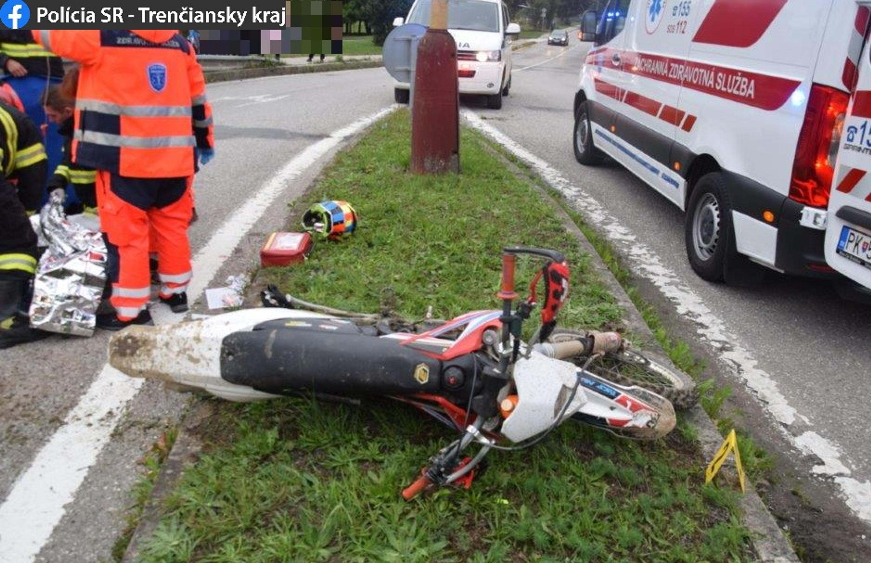 Nehoda v Považskej Bystrici.