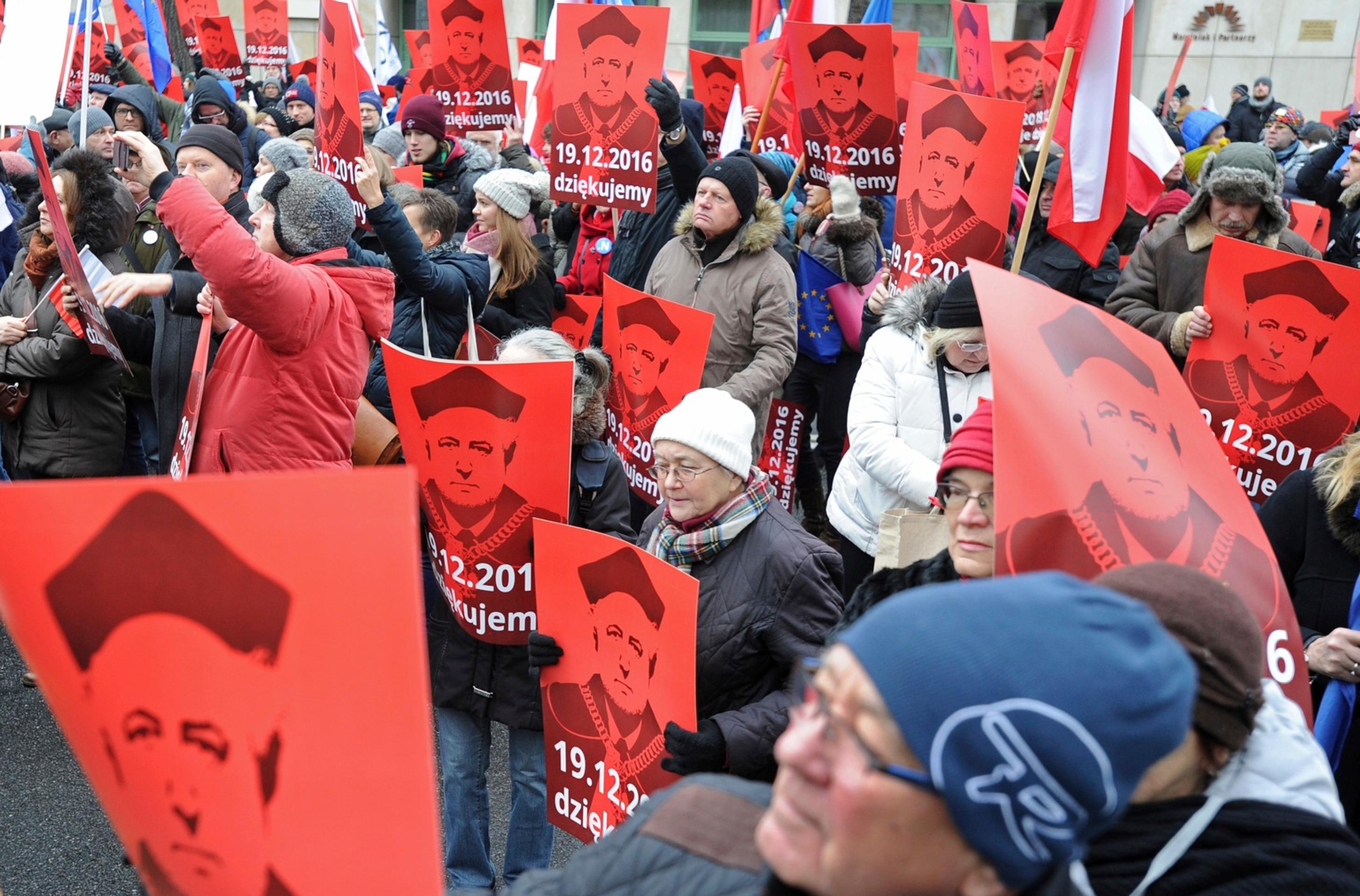 Demonštrácie v Poľsku.