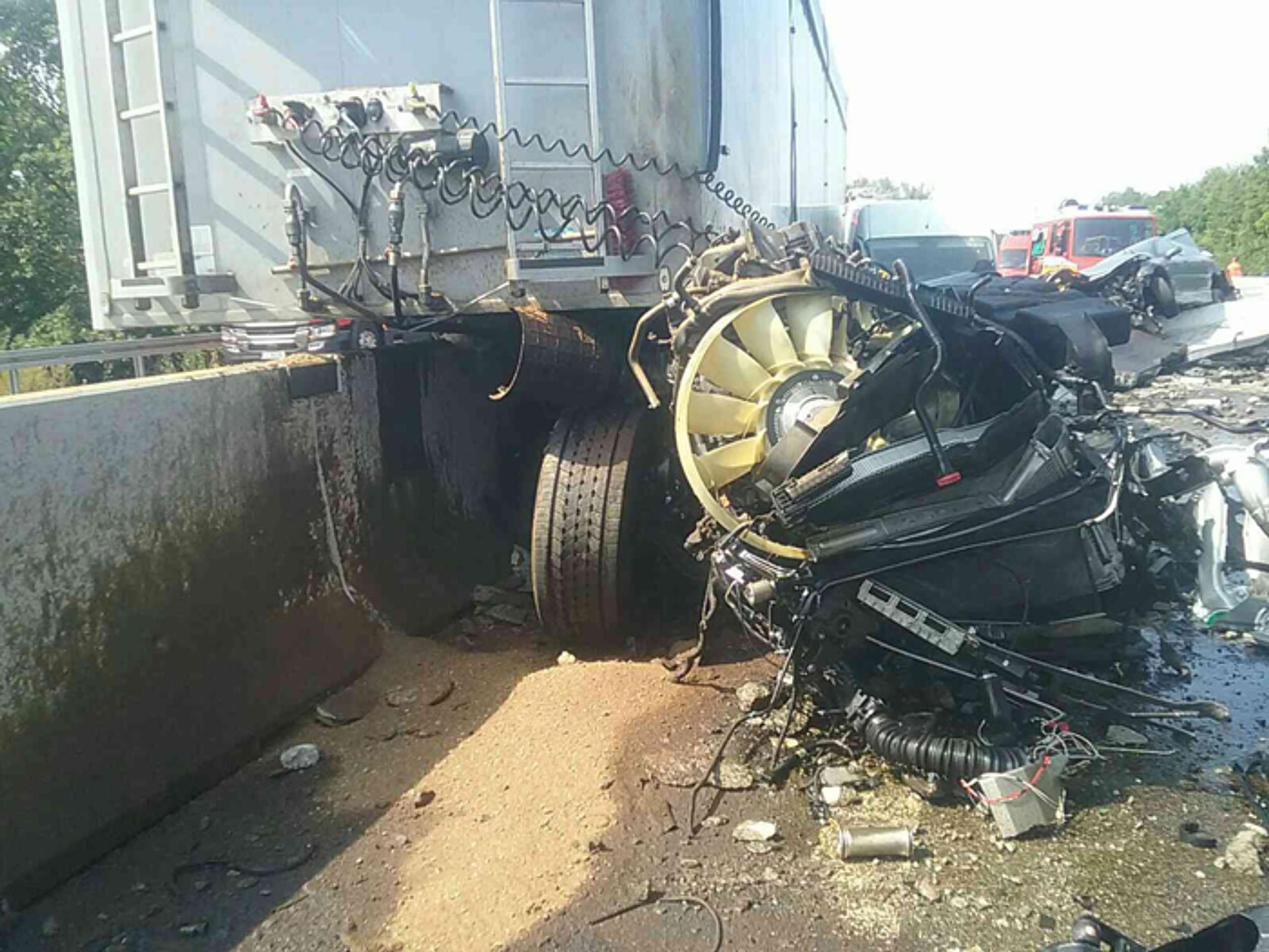 Nehoda na D1 pri Červeníku.