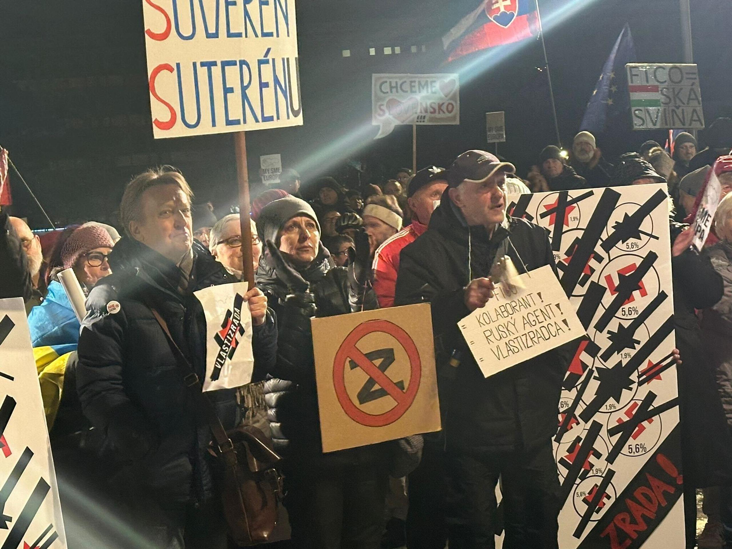 Protest v Bratislave