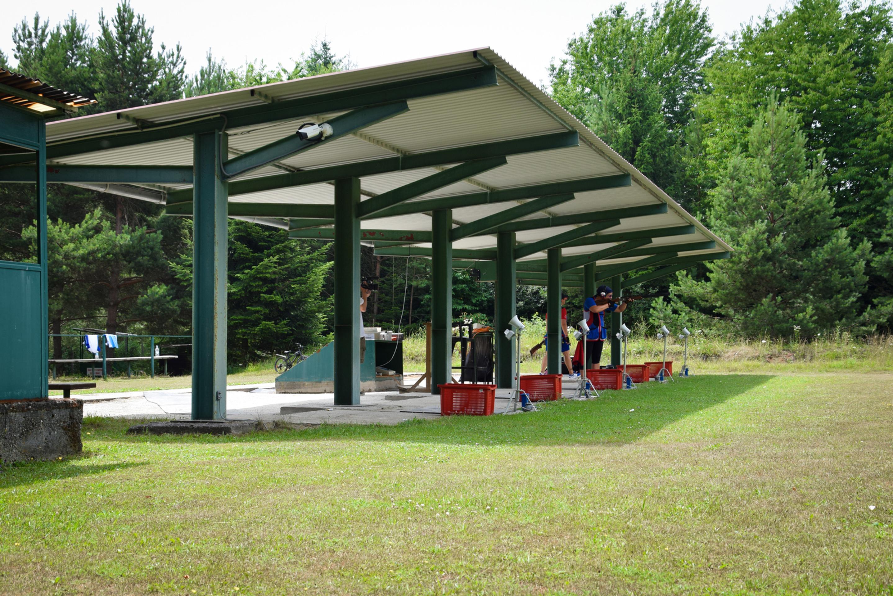 Tréningová strelnica v Sielnici.