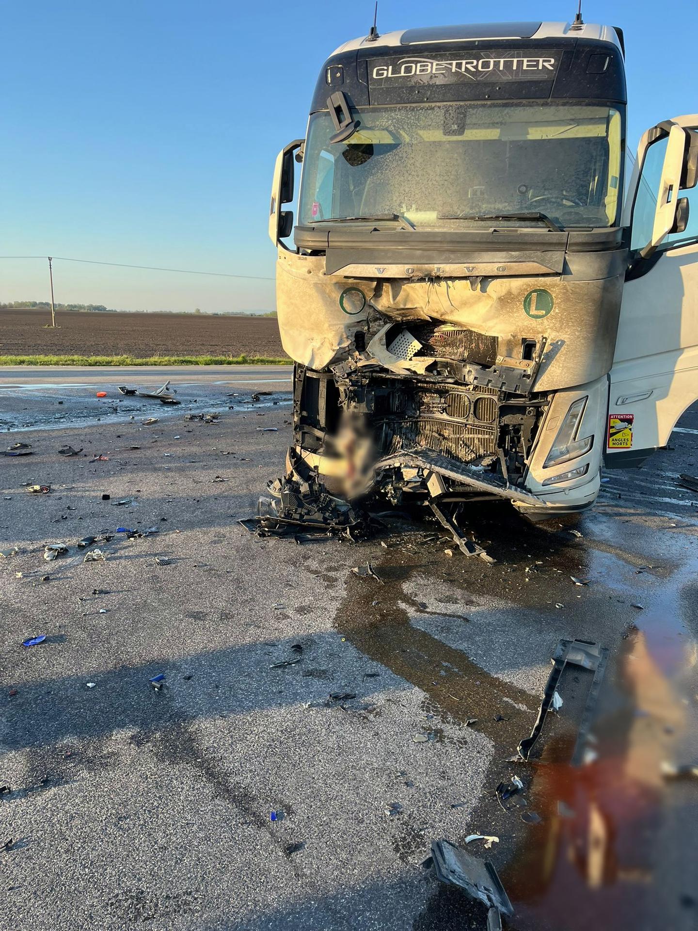 Kamionista mal negatívnu dychovú skúšku.