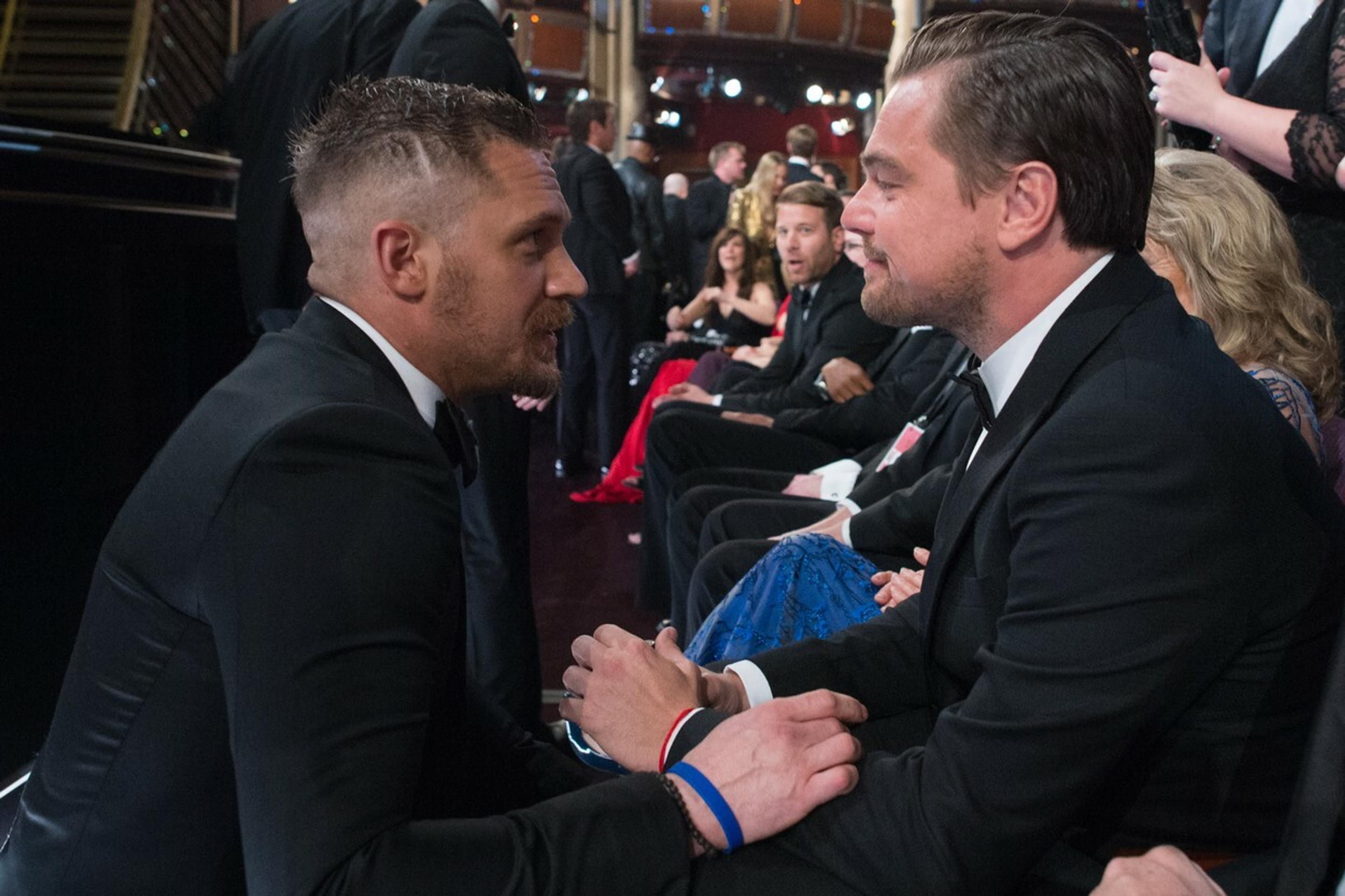 Tom Hardy a Leonardo DiCaprio