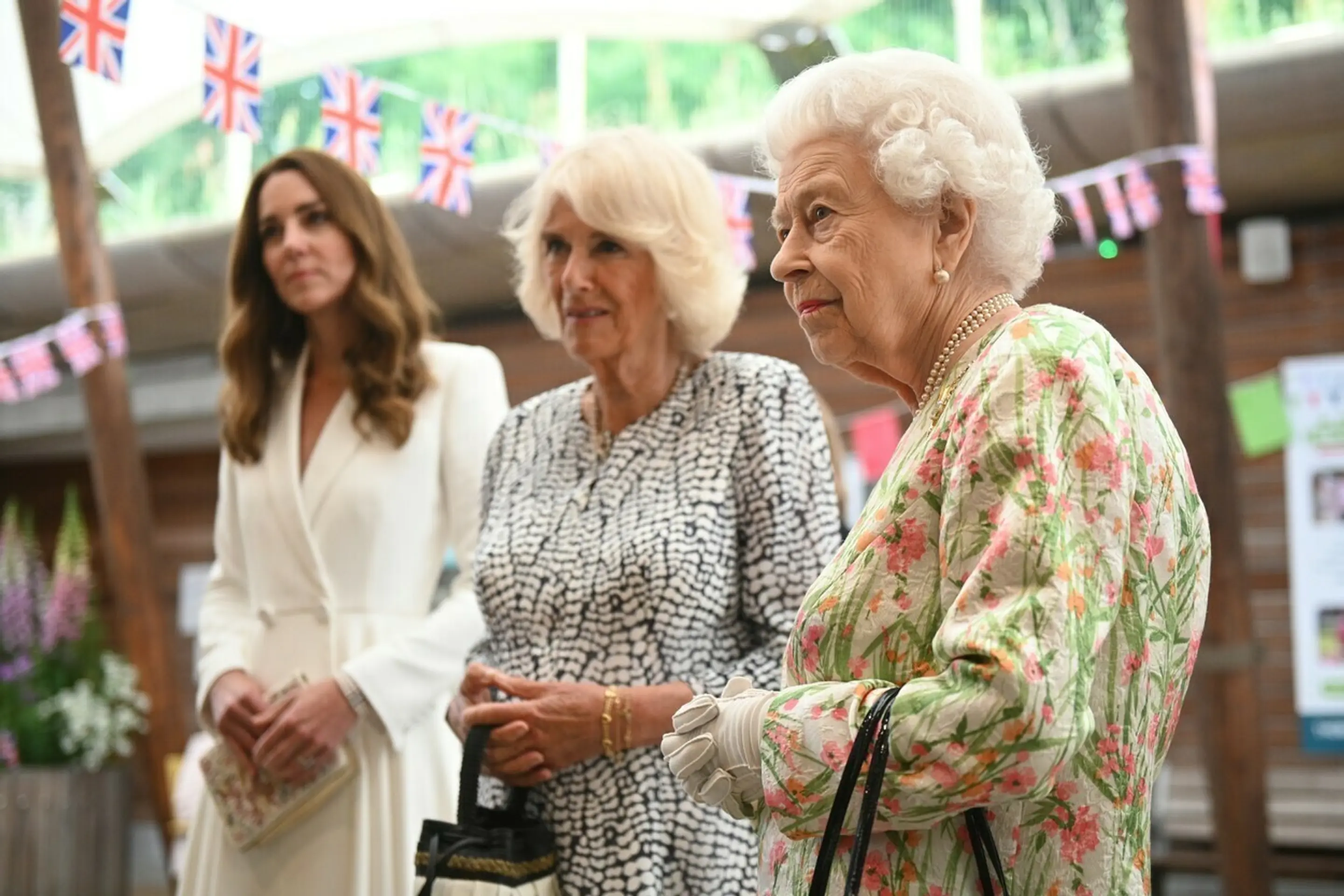 Kate na recepcii lídrov krajín G7