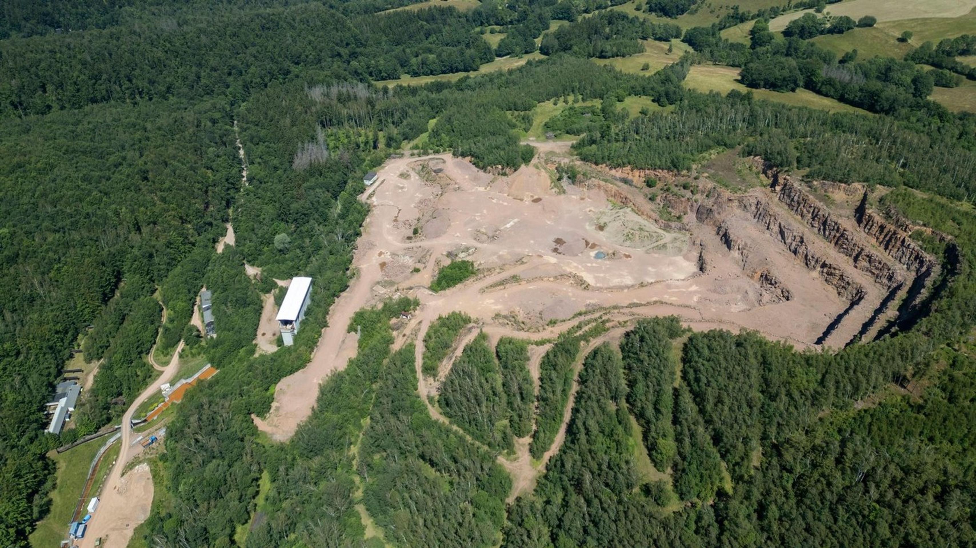 Nemecká strana Cínovca - Zinnwald.