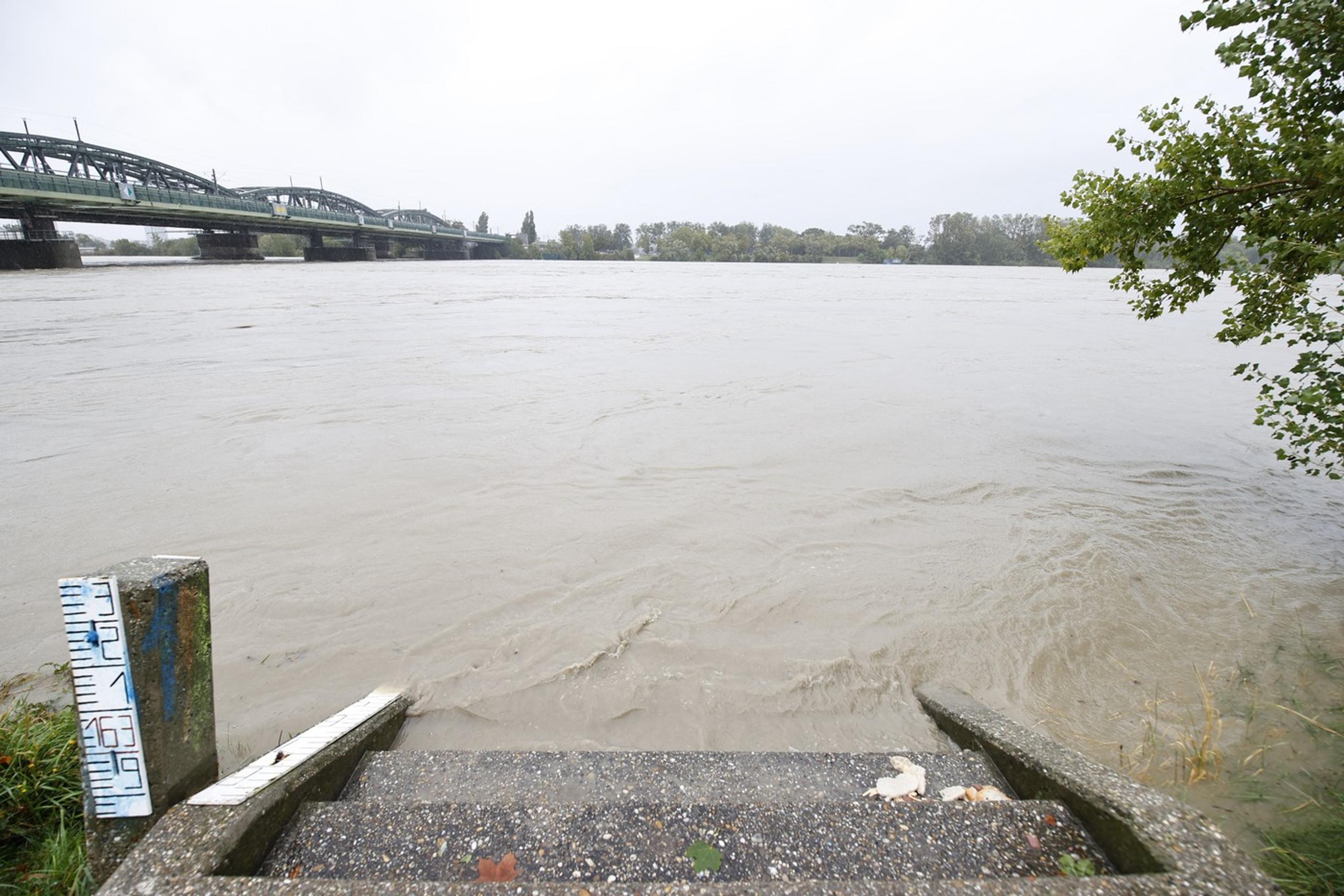 Záplavy v Rakúsku.