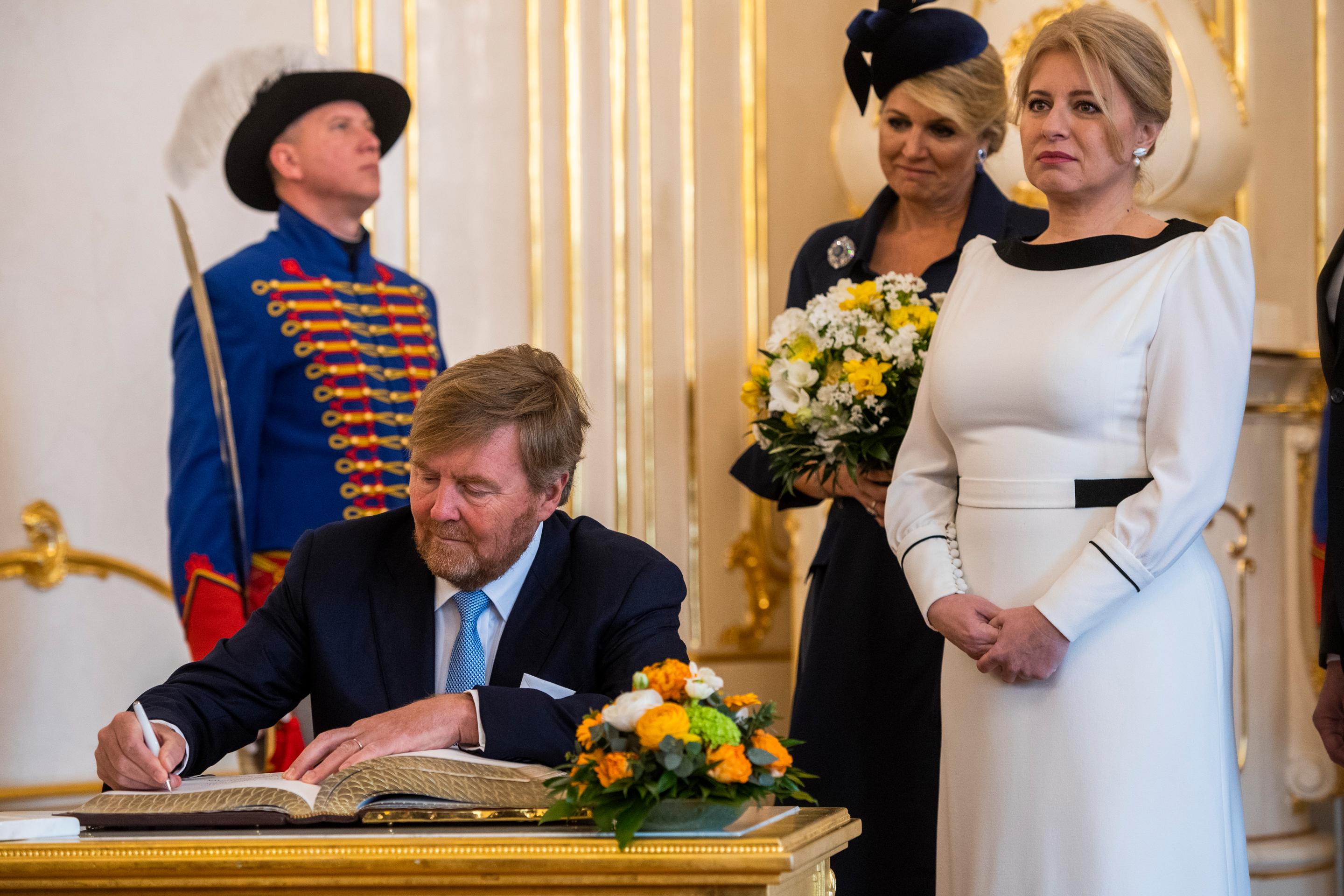 Holandský kráľovský pár na návšteve Slovenska.