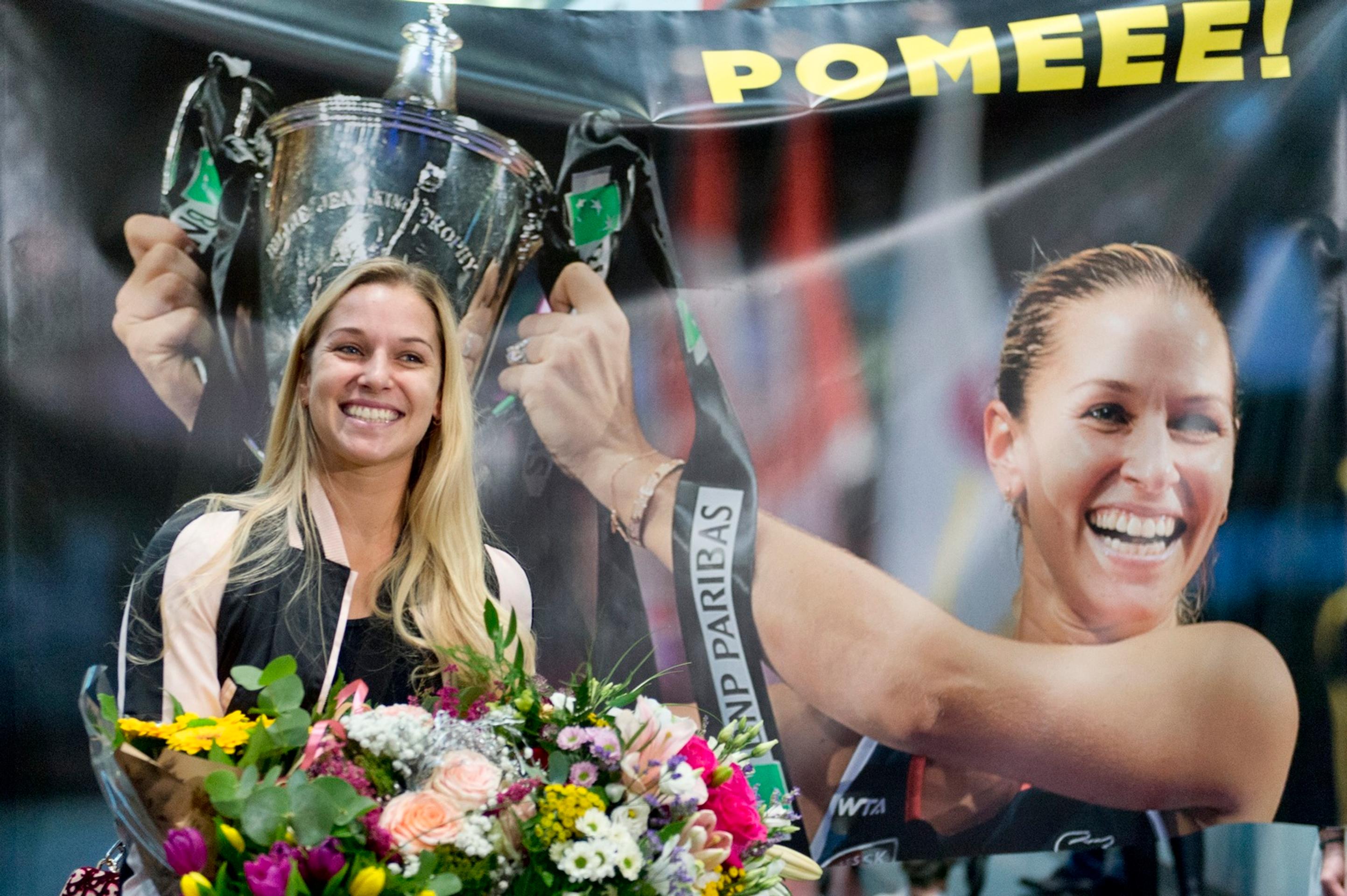 Dominika Cibulková je doma.