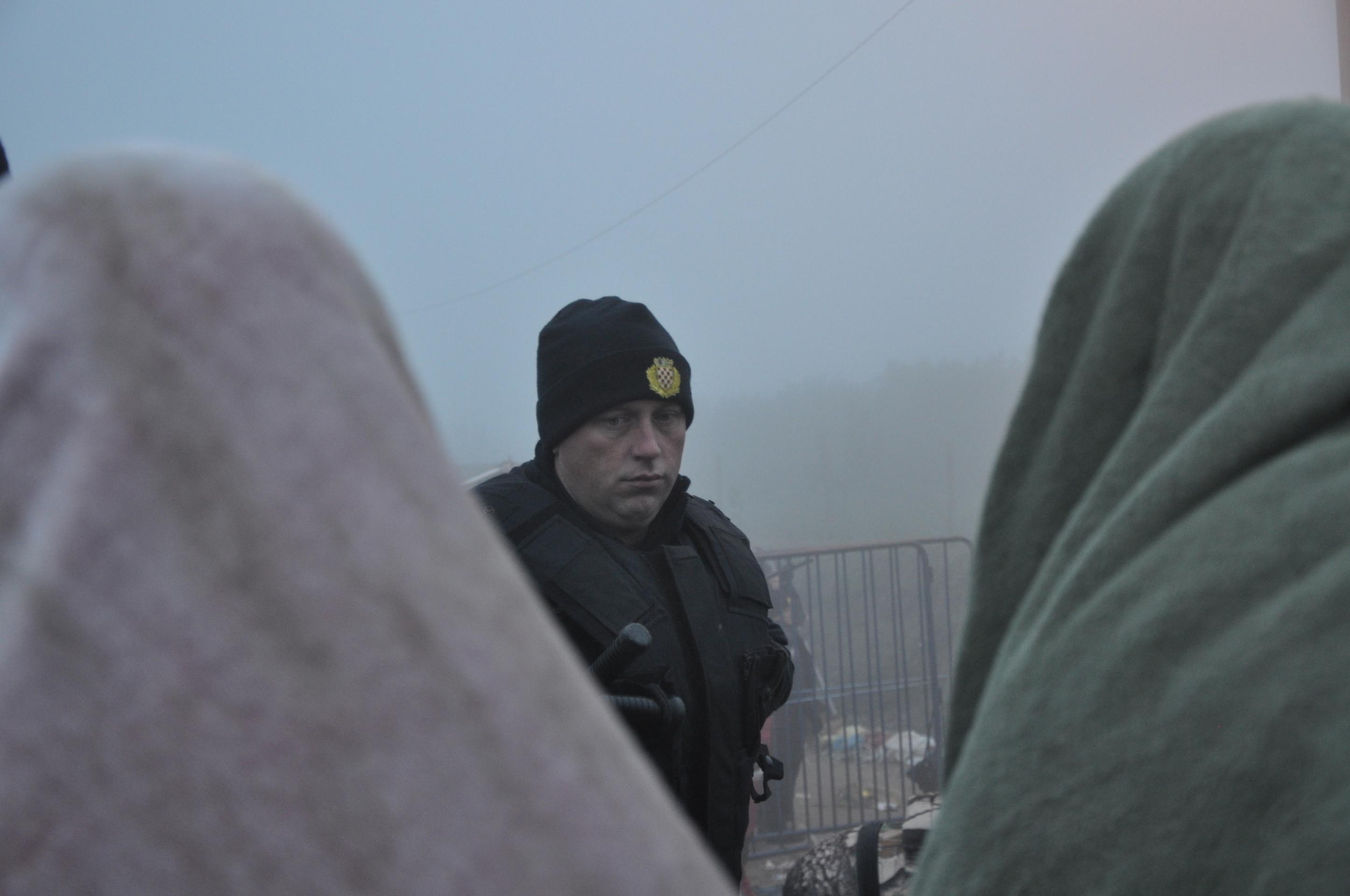 Chrovátsky policajt na hraniciach 