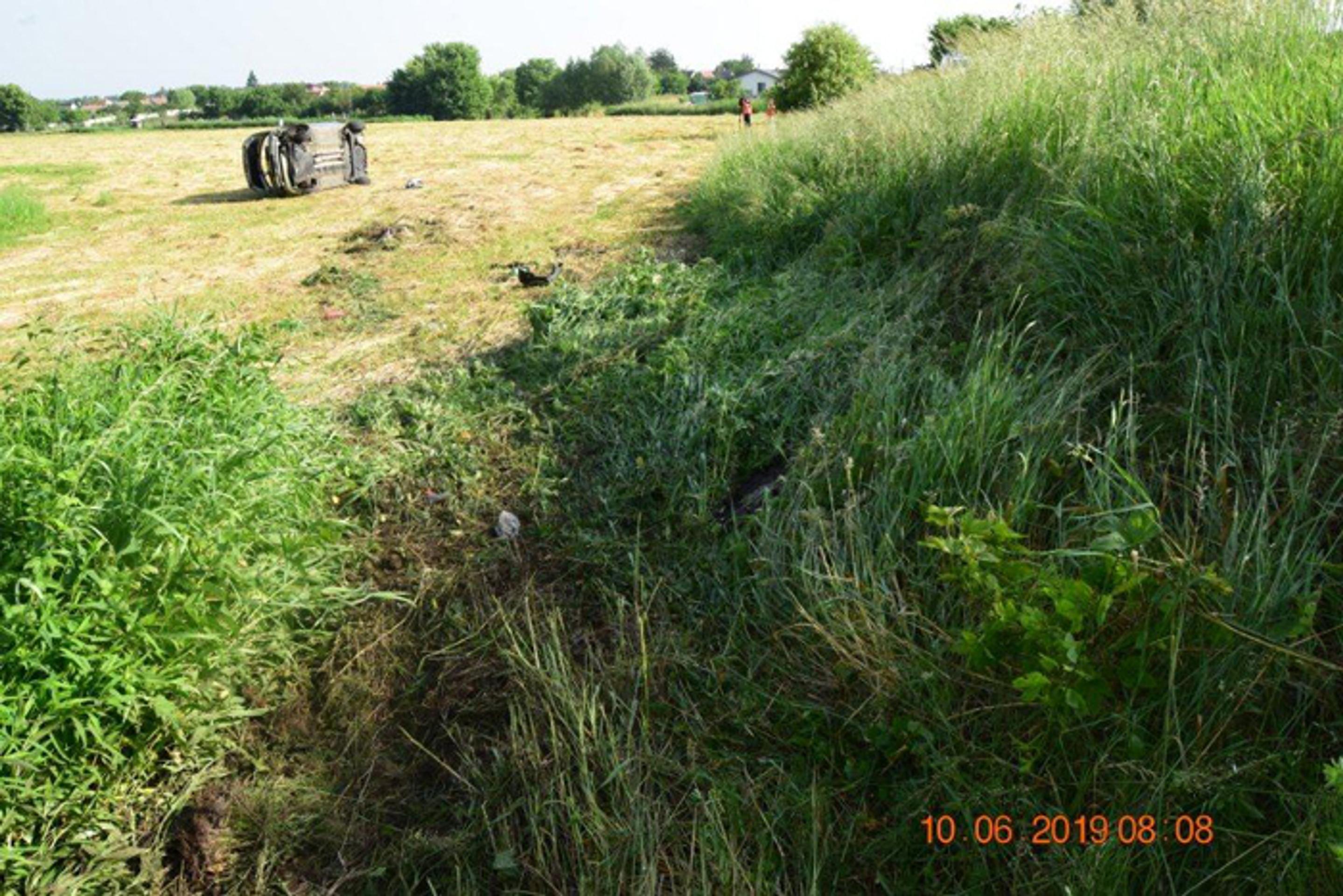 Nehoda obcami Moravský Svätý Ján a Sekule.