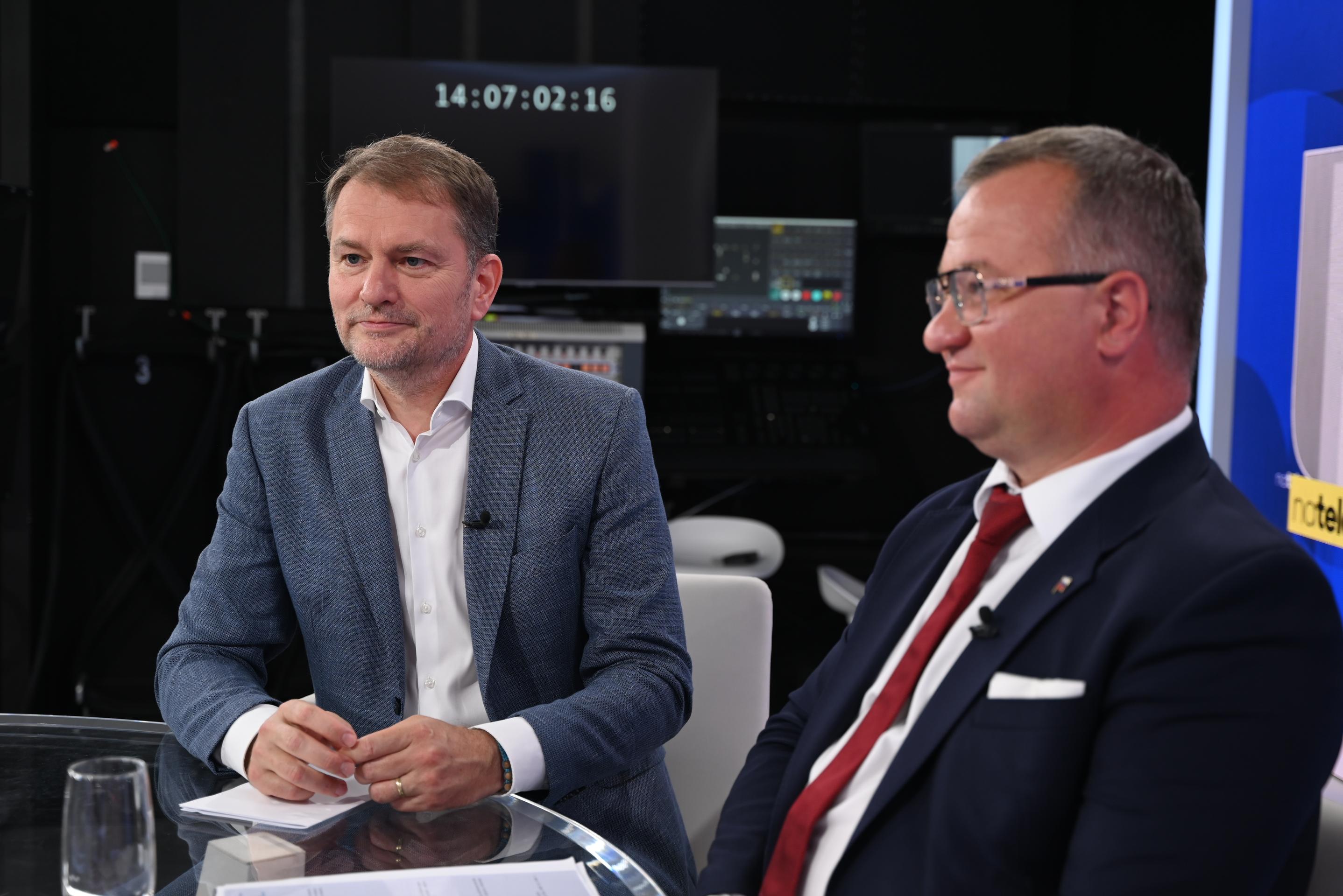 Radomír Šalitroš a Igor Matovič boli hosťami relácie Na telo