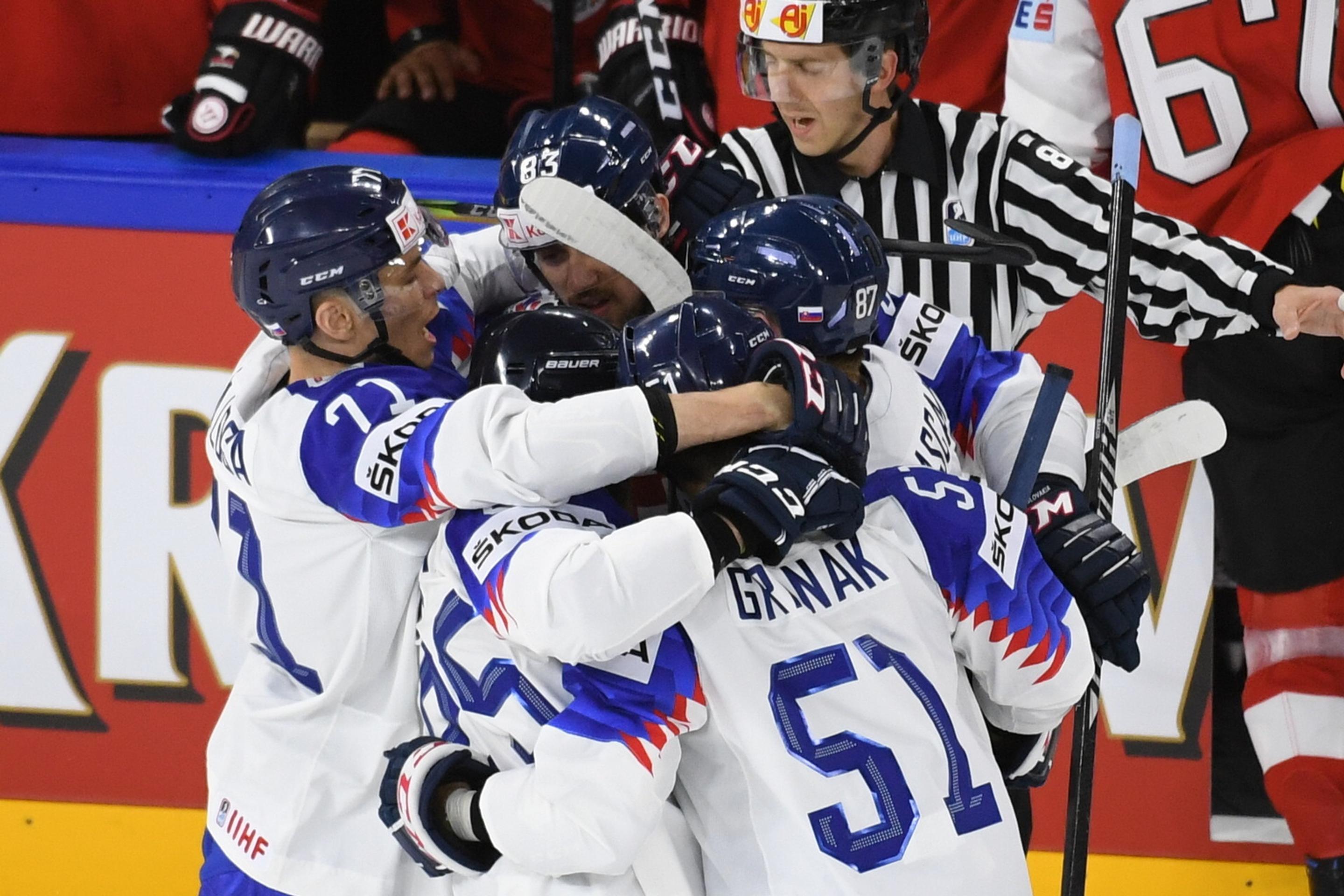 Radosť z vyrovnávajúceho gólu Marcela Haščáka.