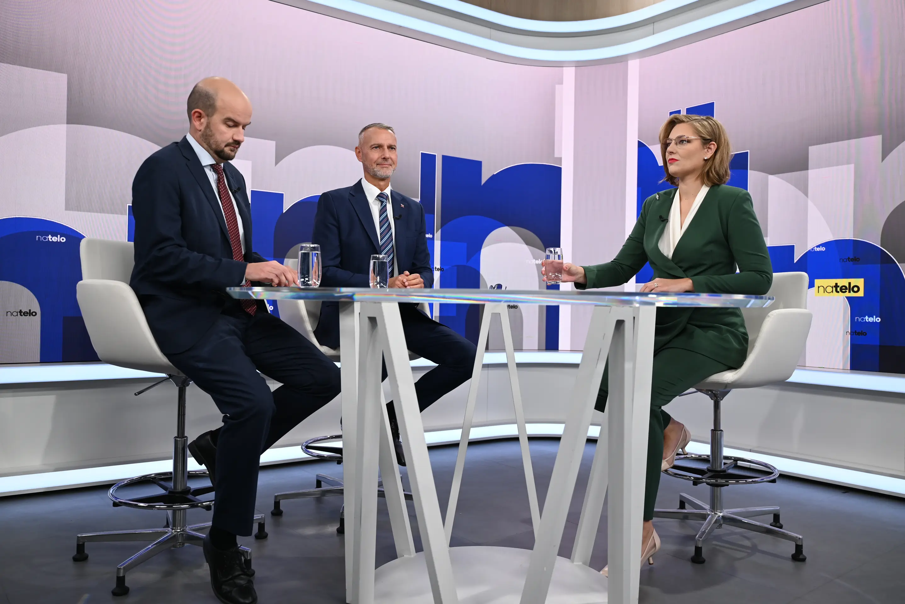 Richard Raši (Hlas-SD) a Martin Dubéci (PS) v relácii Na telo
