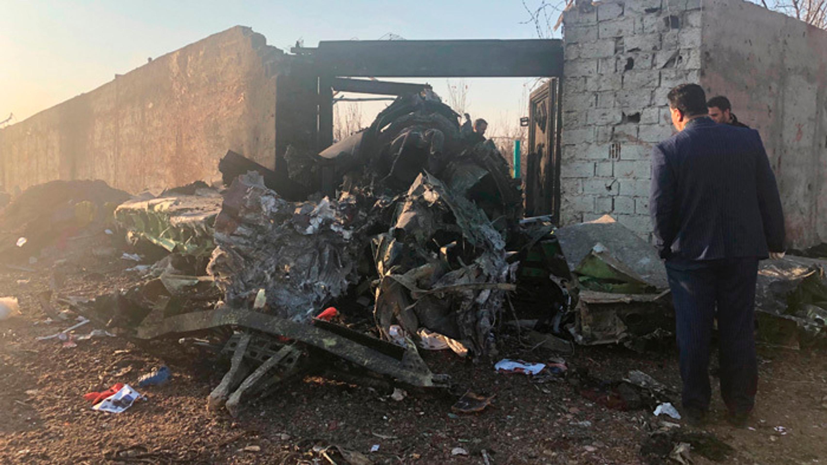 V Teheráne sa zrútilo ukrajinské lietadlo.