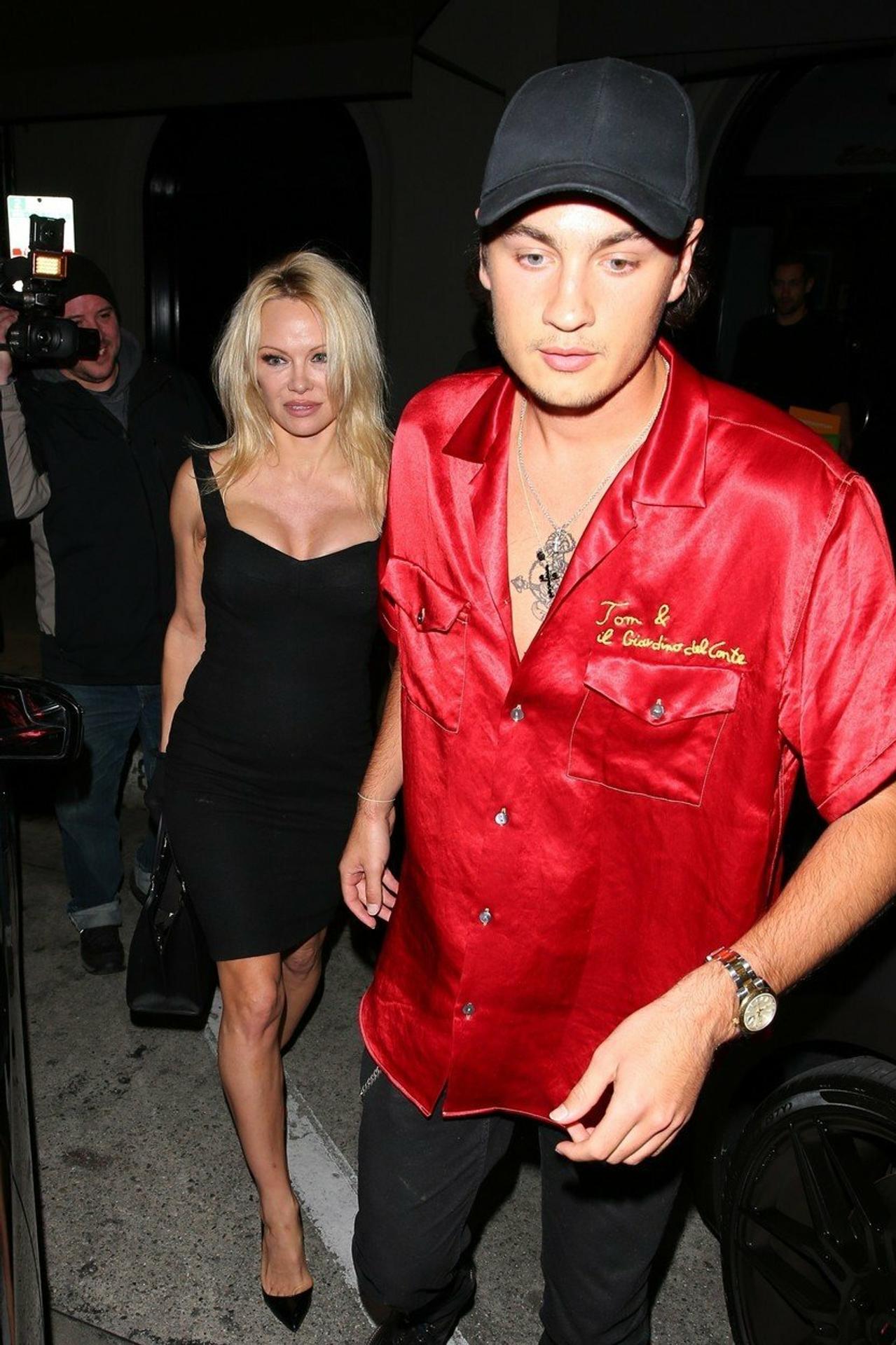 Pamela Anderson so synom Brandonom Thomasom