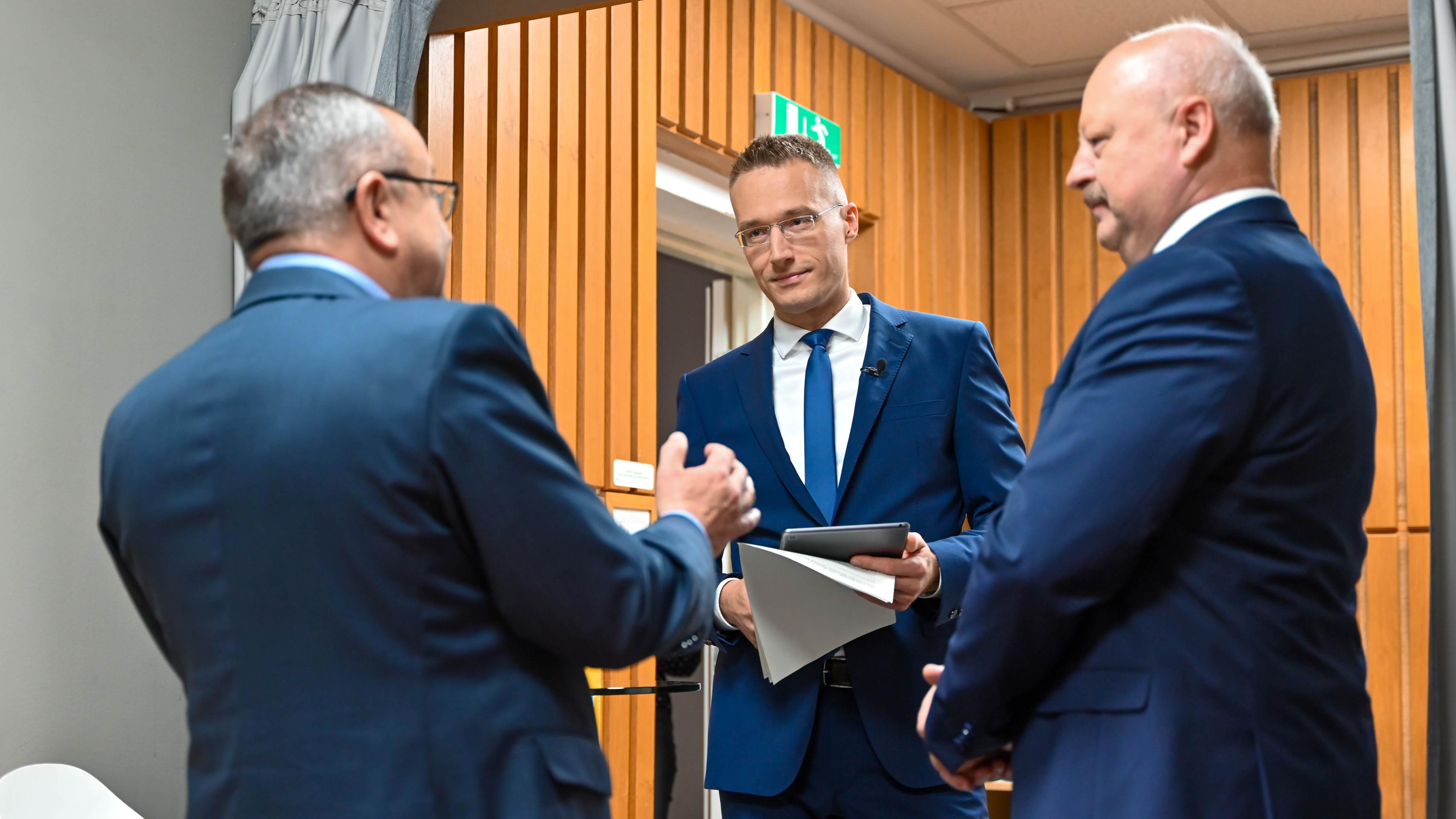 Alexander Duleba a Pavel Macko pred nakrúcaním.