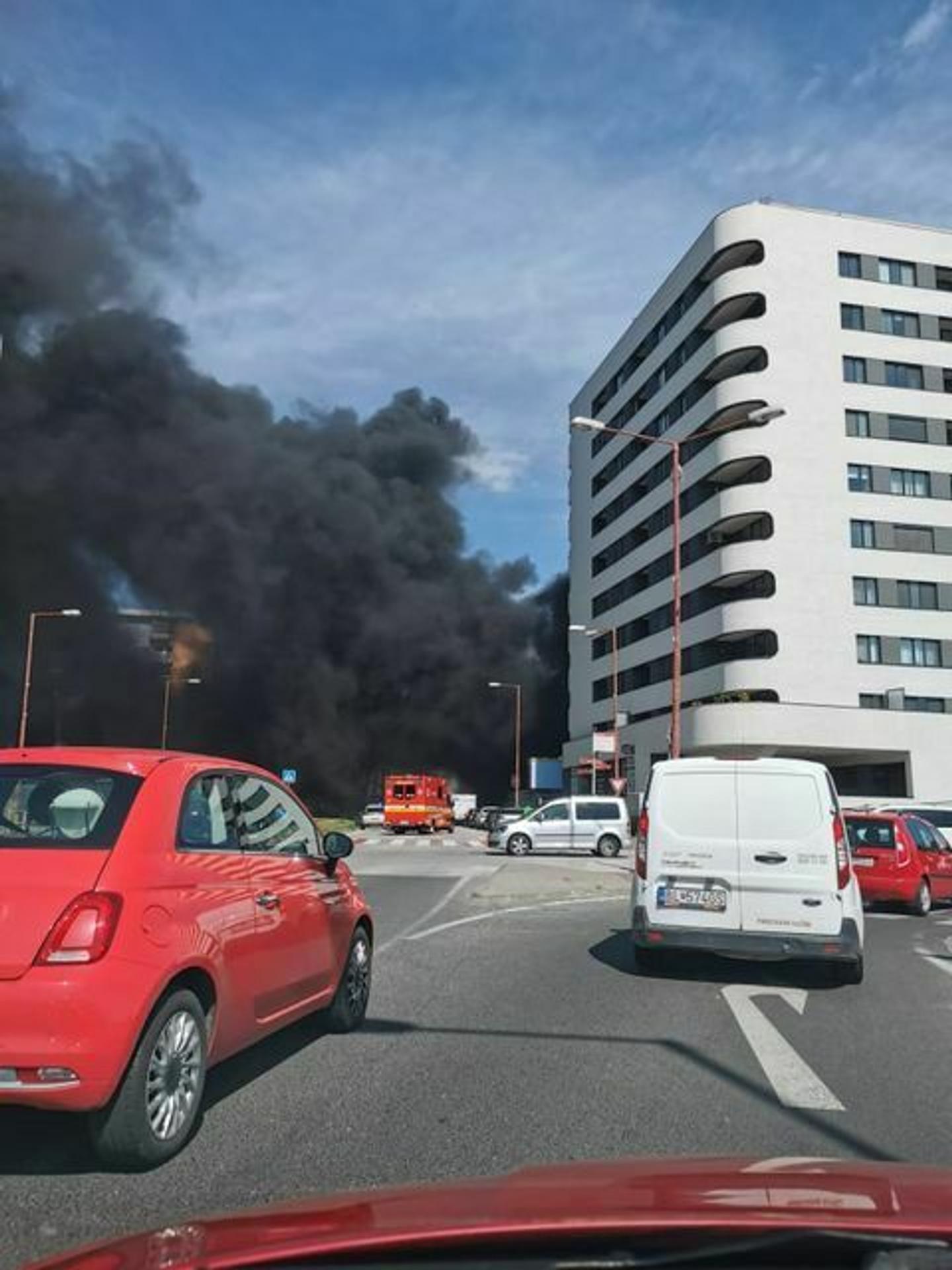 Požiar v Podunajských Biskupiciach.