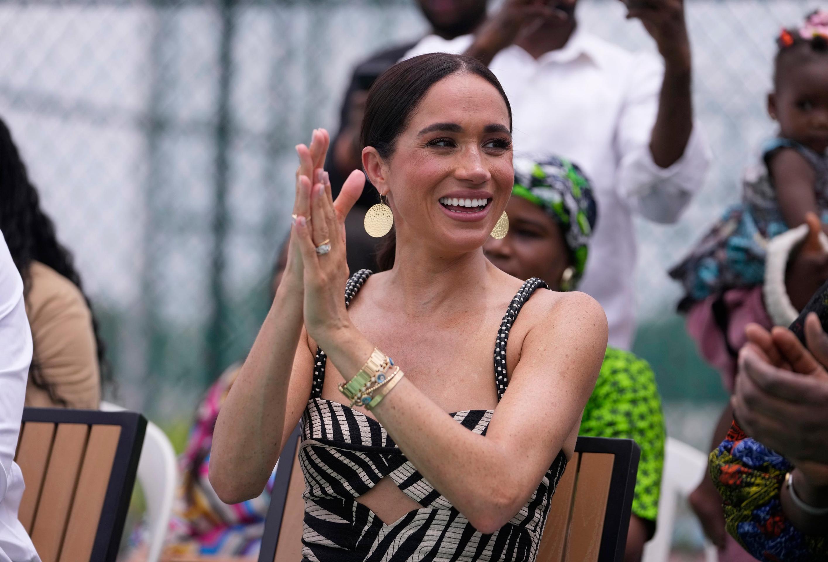 Meghan Markle na turné v Nigérii