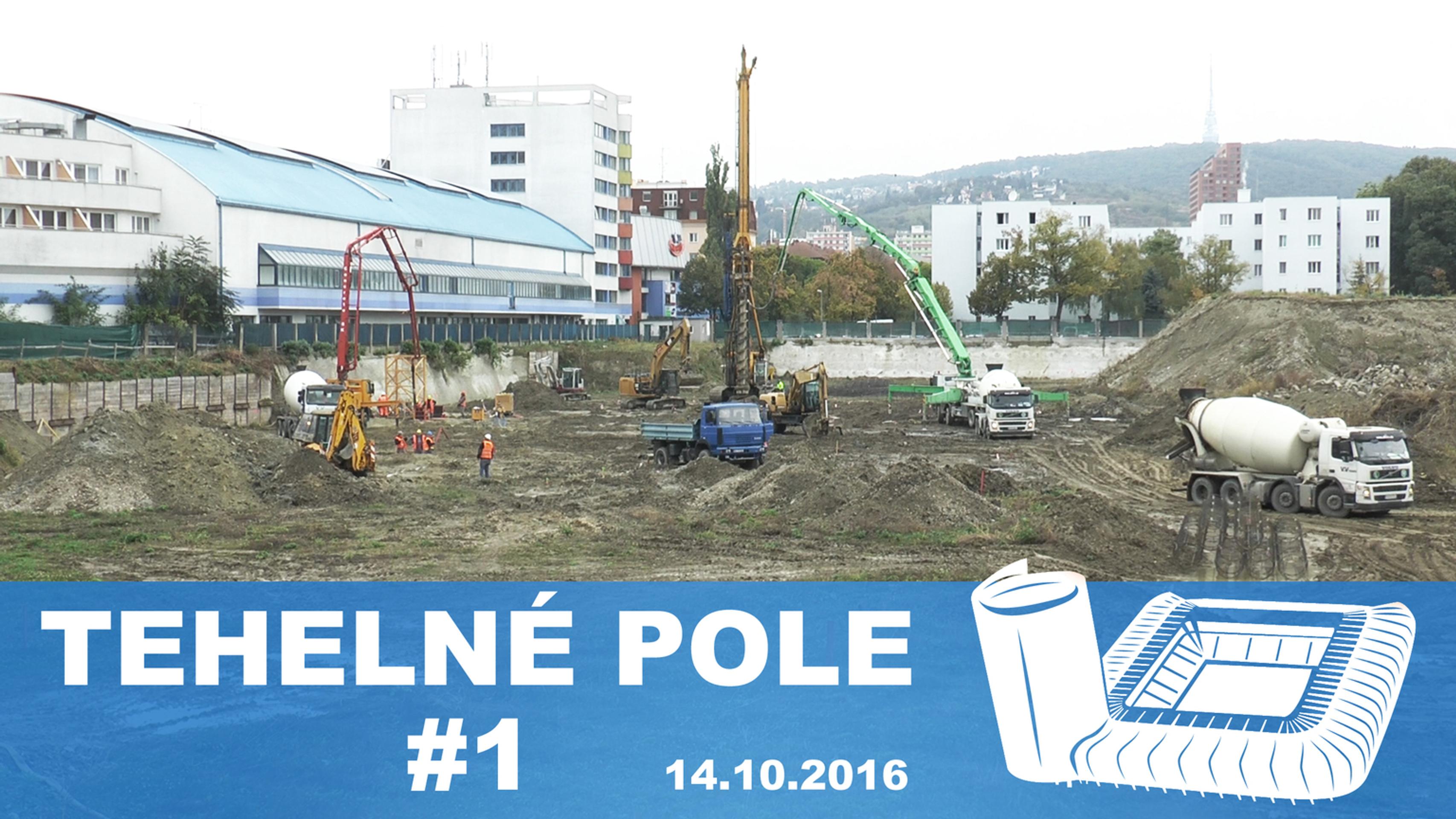 Tehelné pole stavenisko