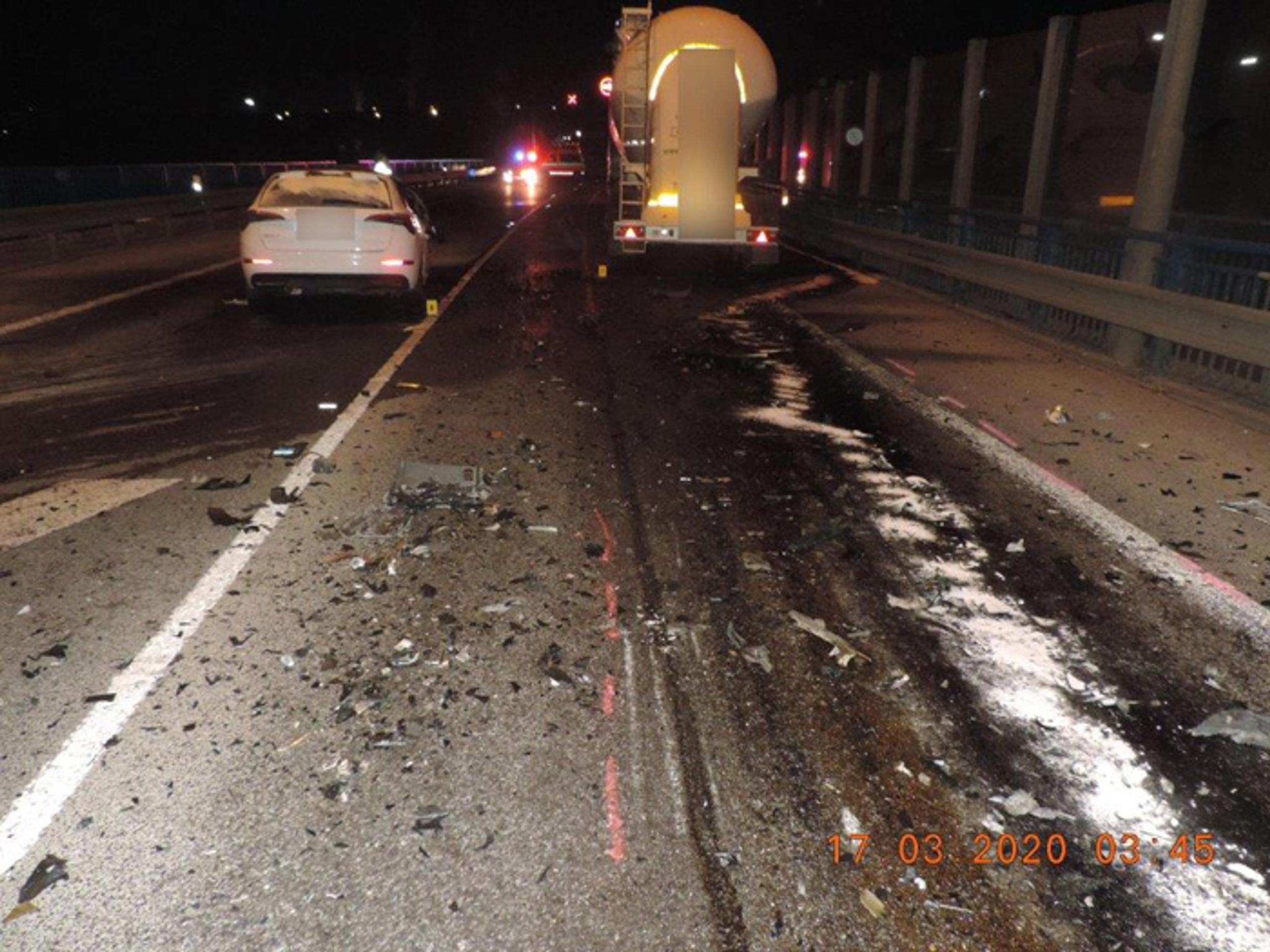 Nehoda za tunelom Horelica.