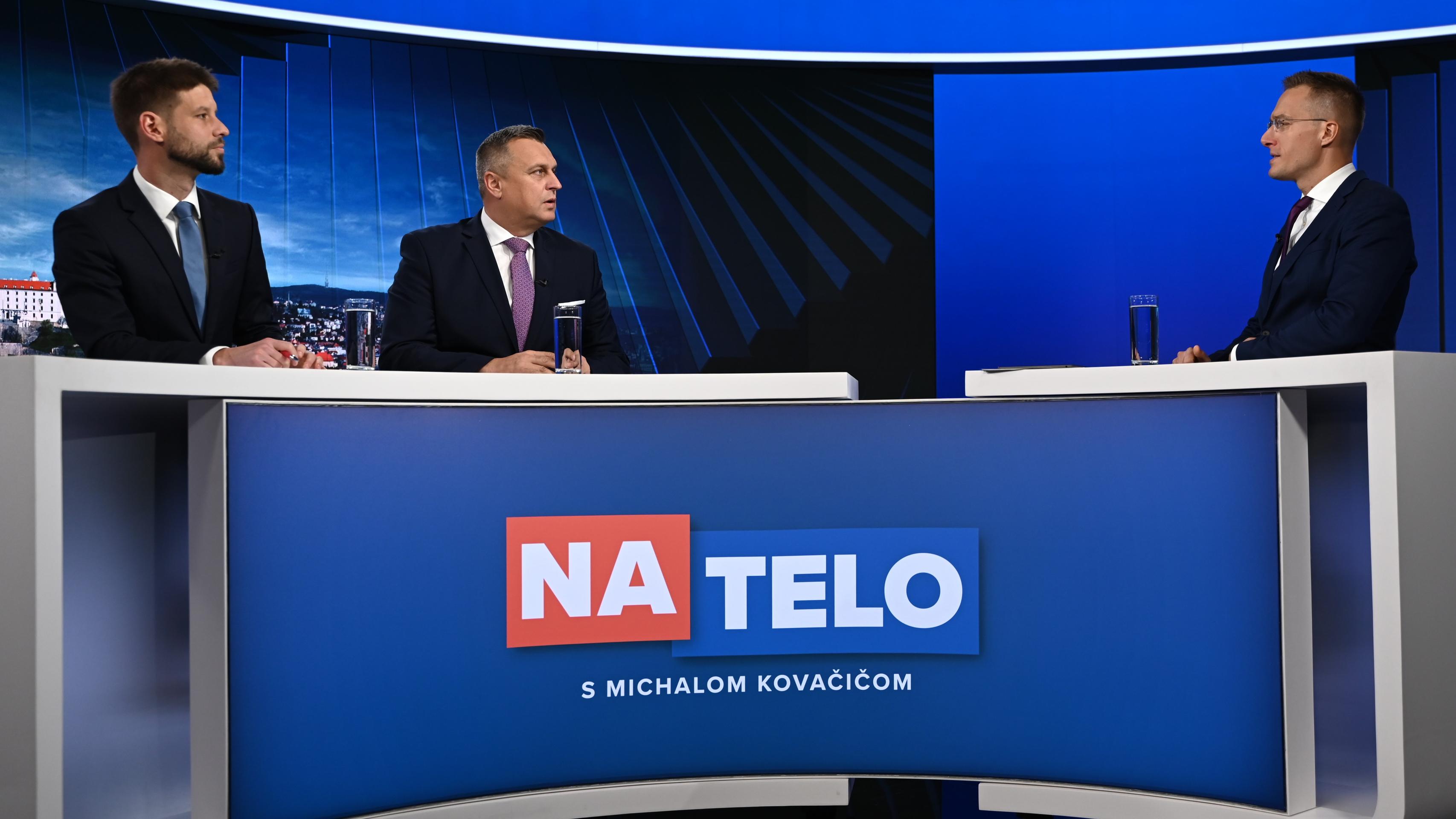 Hosťami relácie Na telo boli Michal Šimečka a Andrej Danko