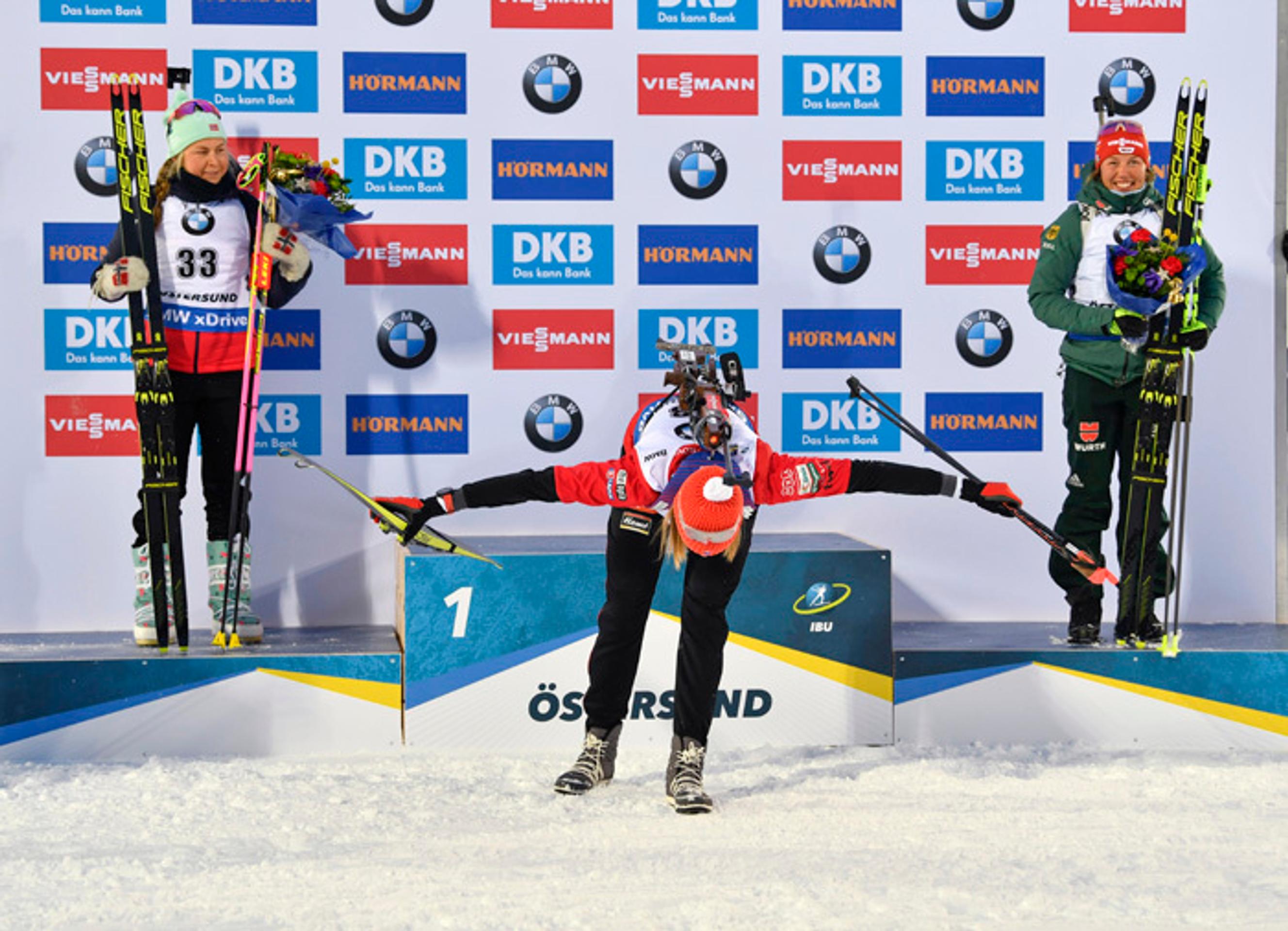 Majsterka sveta v šprinte biatlonistka Anastasia Kuzminová a víťazka obrovského slalomu alpská lyžiarka Petra Vlhová.